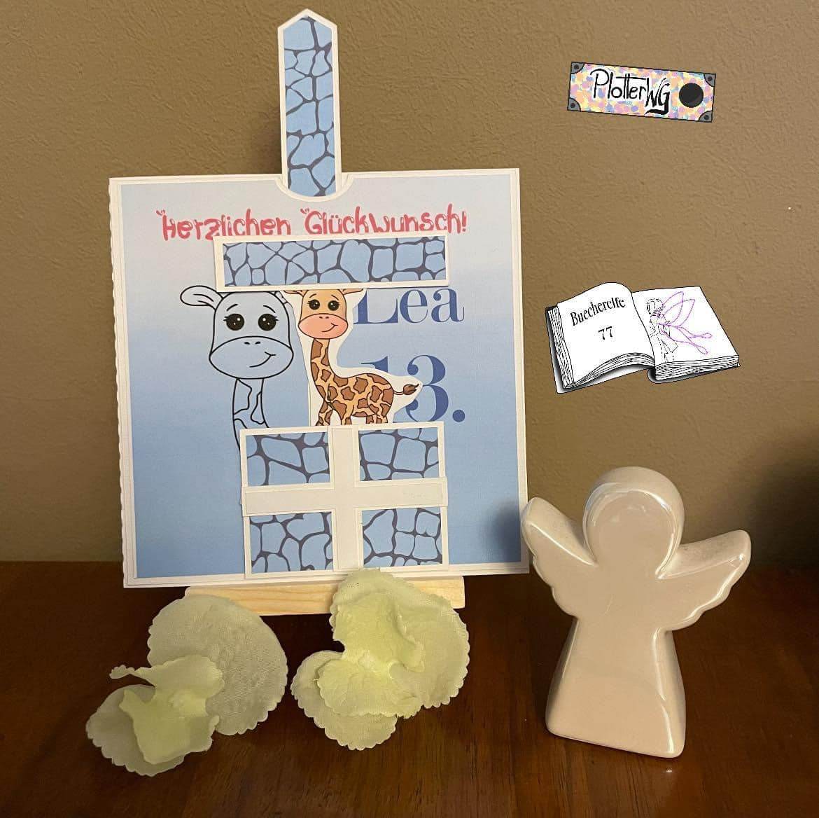 Digiset Giraffe Geraldine Plotterdatei, Sublimation, Digistamp, Digipaper - Sewando