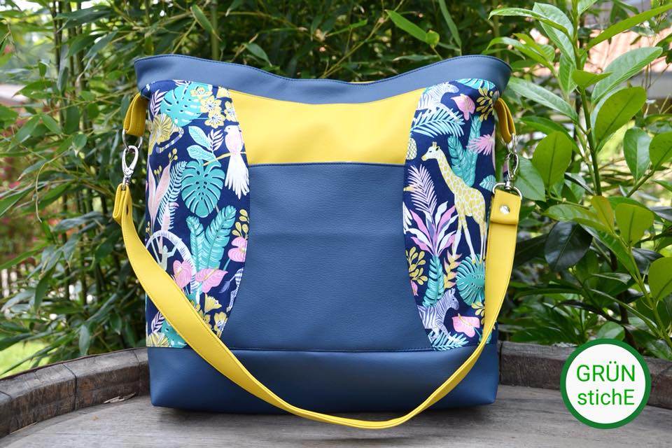eBook Schultertasche PENNSYLVANIA2 Nähanleitung Schnittmuster - Sewando