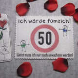 Stickdatei - Verkehrsschilder-Sprüche zum Geburtstag - Sewando