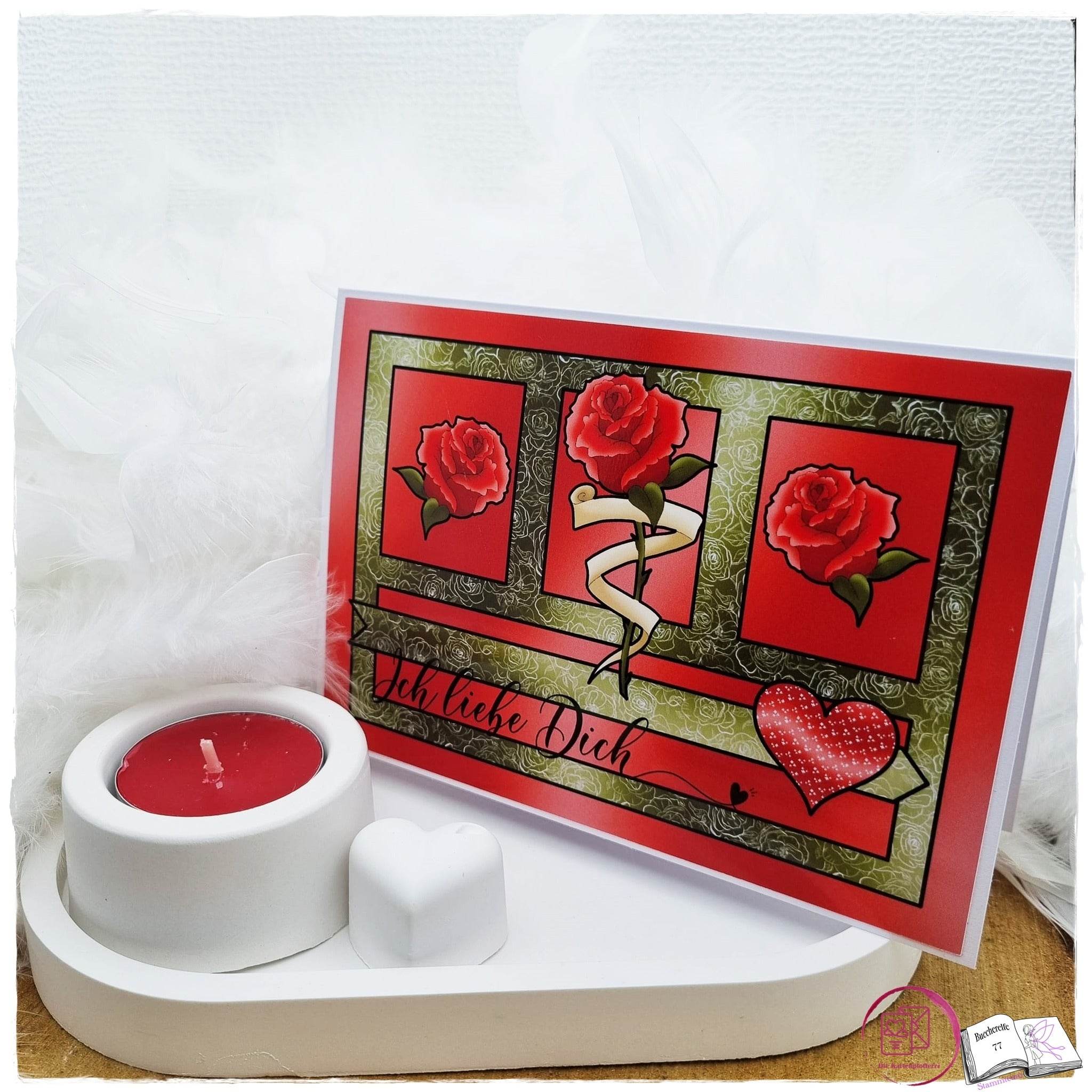 Digiset Rosenbanner Plotterdatei, Sublimation, Digistamp, Digipaper - Sewando