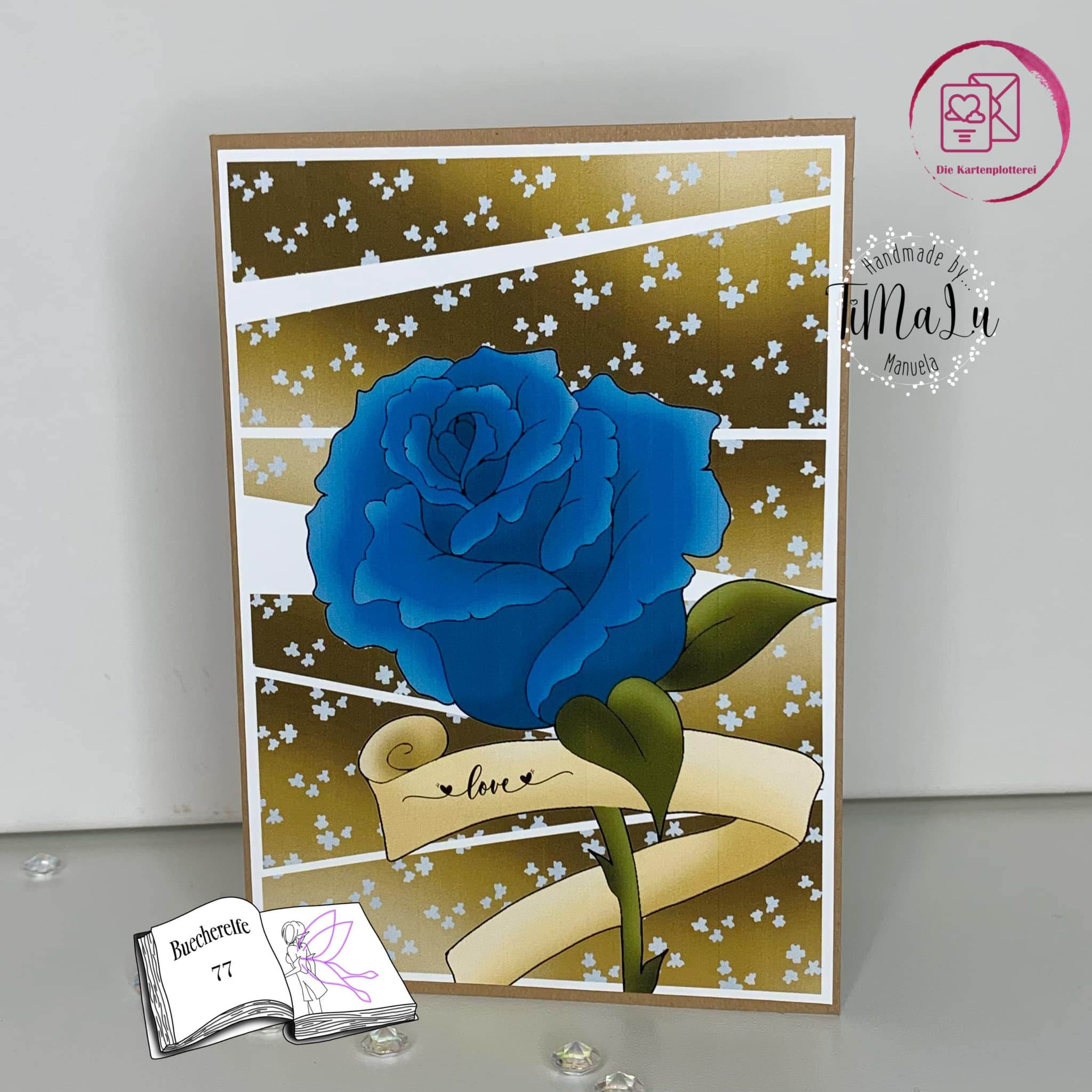 Digiset Rosenbanner Plotterdatei, Sublimation, Digistamp, Digipaper - Sewando