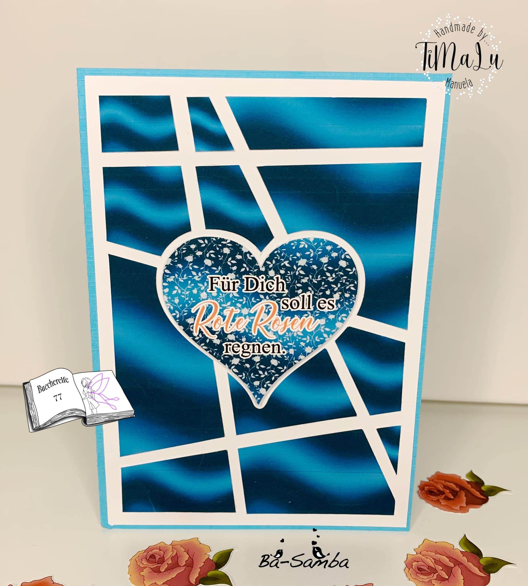 Digiset Rosenbanner Plotterdatei, Sublimation, Digistamp, Digipaper - Sewando