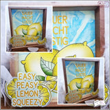 Digiset Miniset Zitrone, Plotterdatei, Sublimation, Digistamp, Digipaper - Sewando