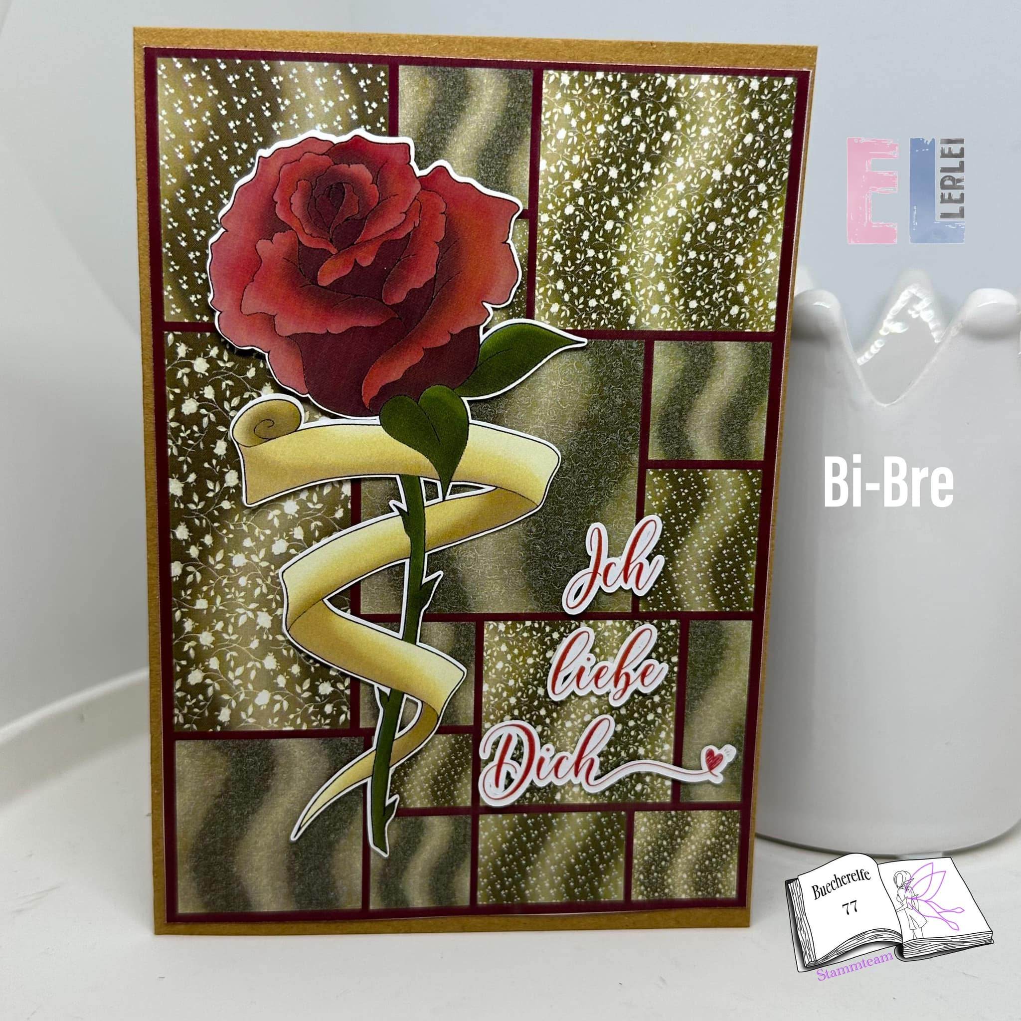 Digiset Rosenbanner Plotterdatei, Sublimation, Digistamp, Digipaper - Sewando