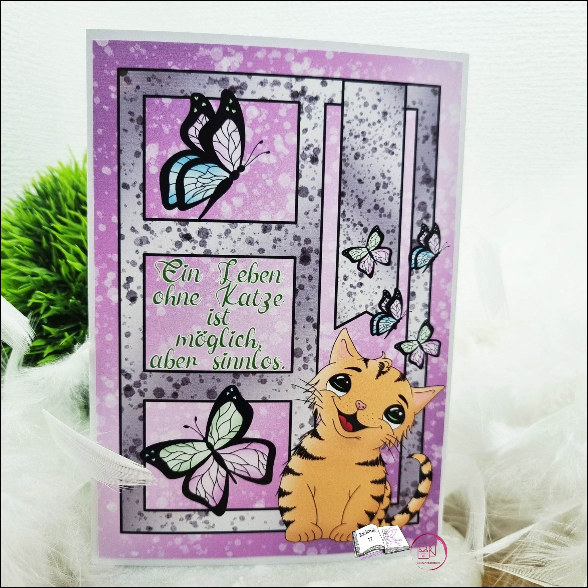 Digiset Kitty Plotterdatei, Sublimation, Digistamp, Digipaper - Sewando