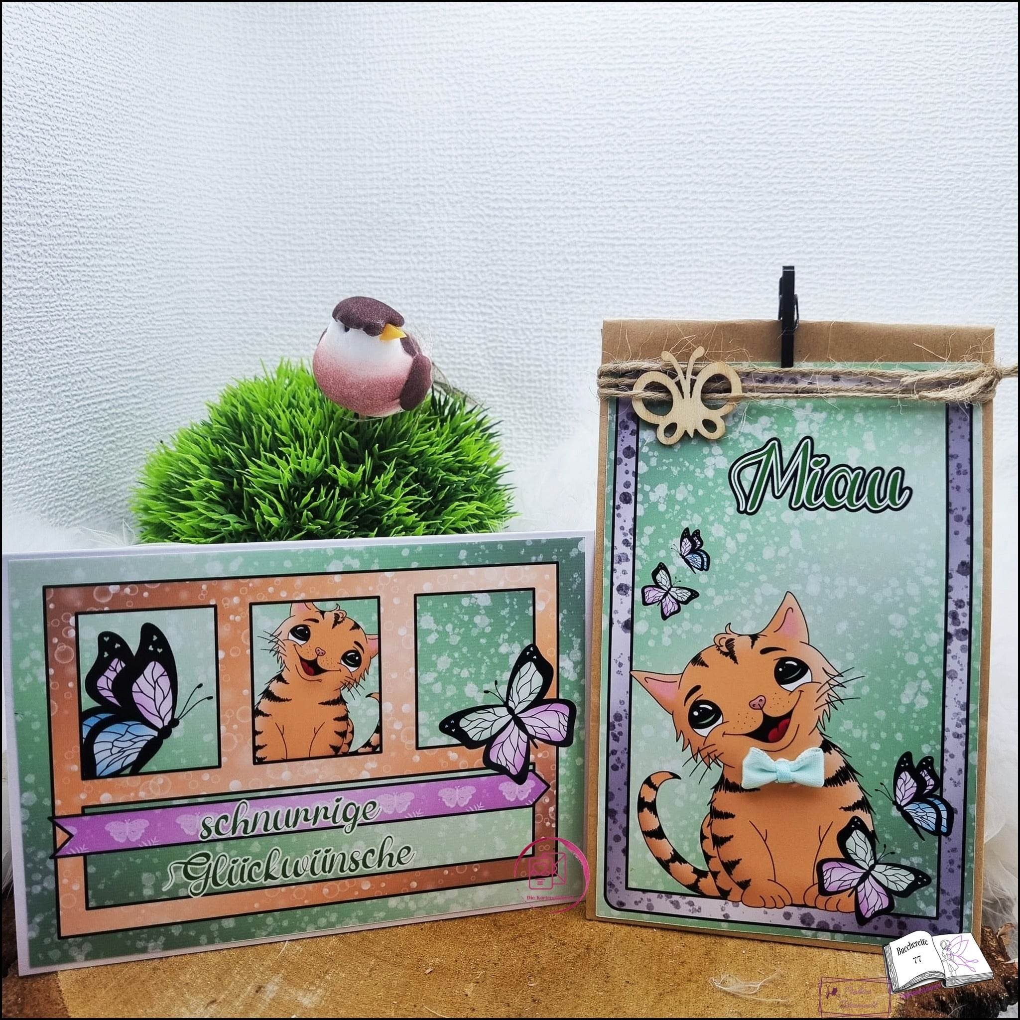 Plotterdatei Kitty Plotten, Sublimation, Drucken, Digistamp, Digipaper - Sewando