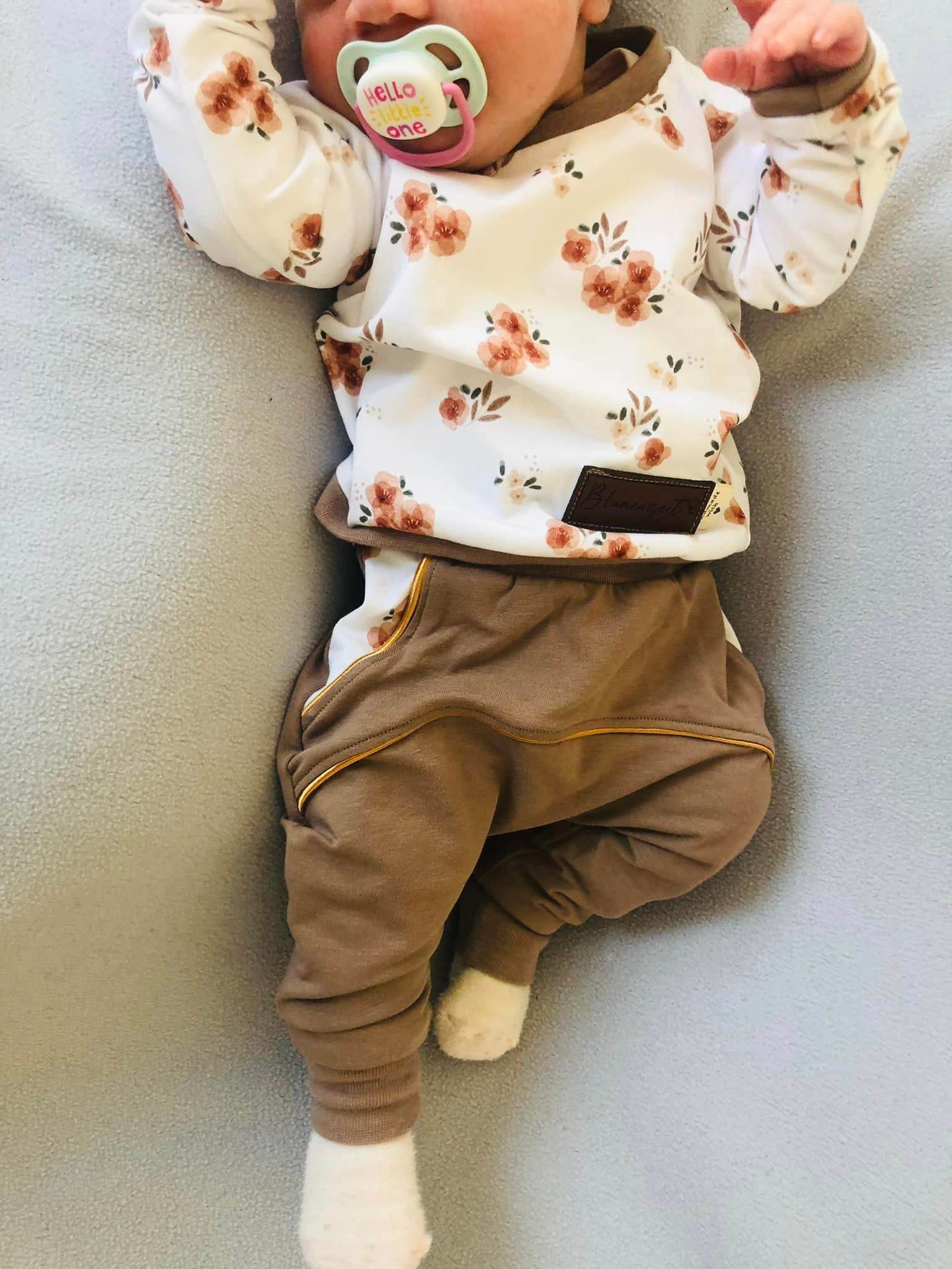 Schnittmuster Shirt-Pulli Baby Größe 50-104 - Sewando