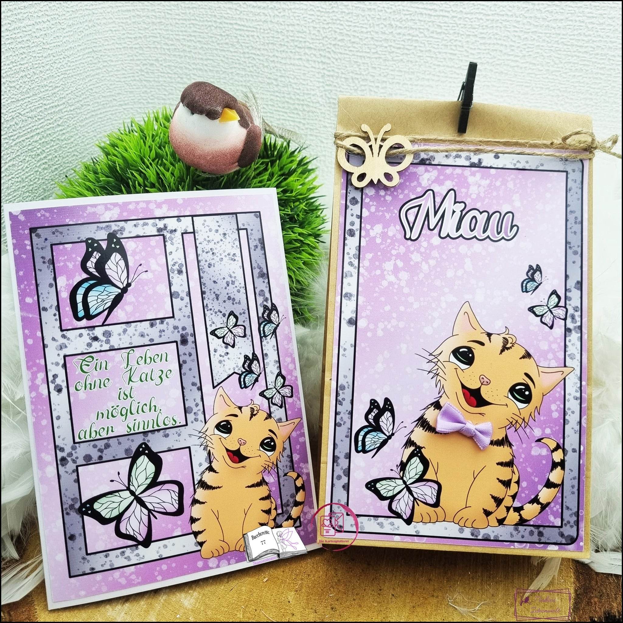 Digiset Kitty Plotterdatei, Sublimation, Digistamp, Digipaper - Sewando