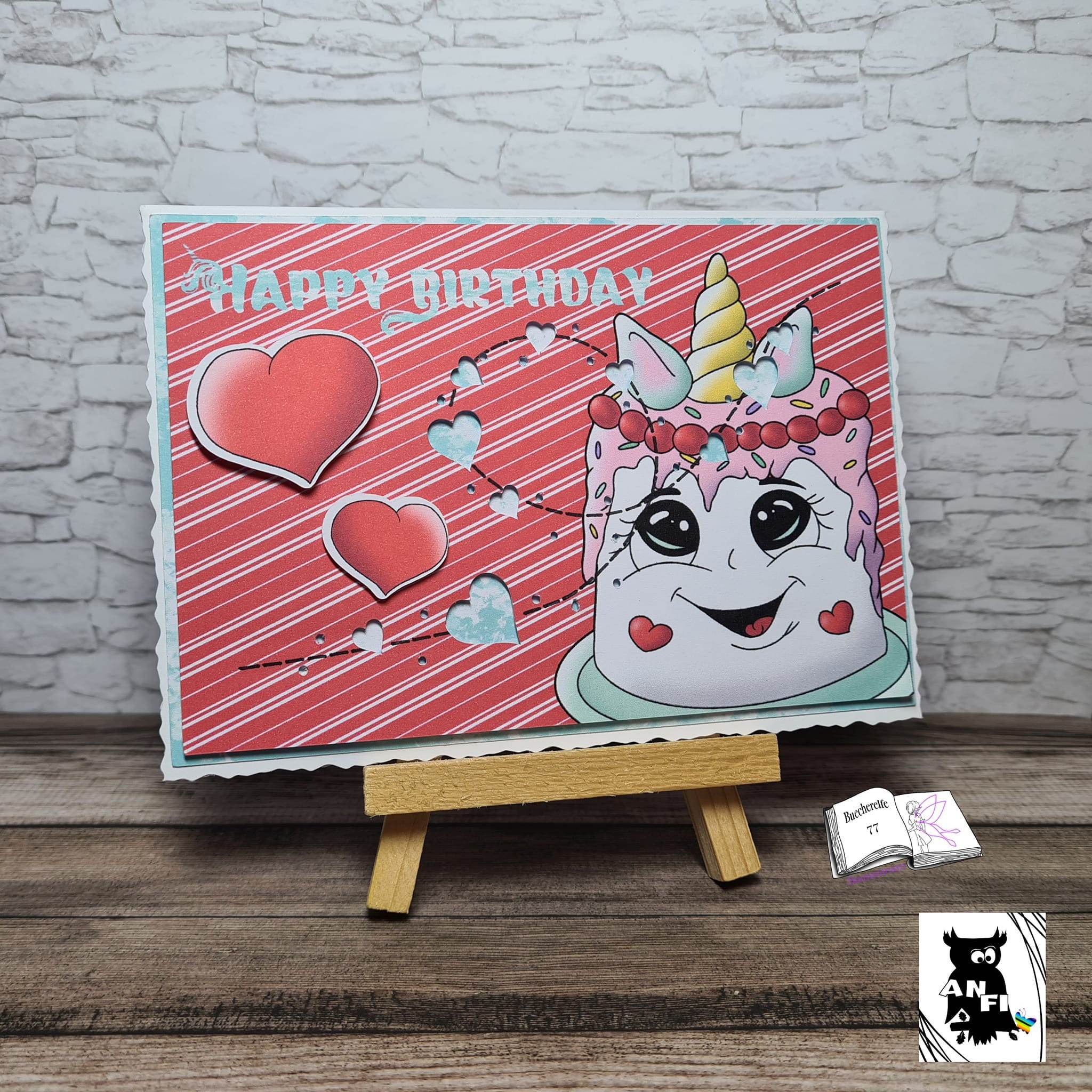 Plotterdatei Unicorncake Sublimation, Digistamp, Digipaper ! - Sewando