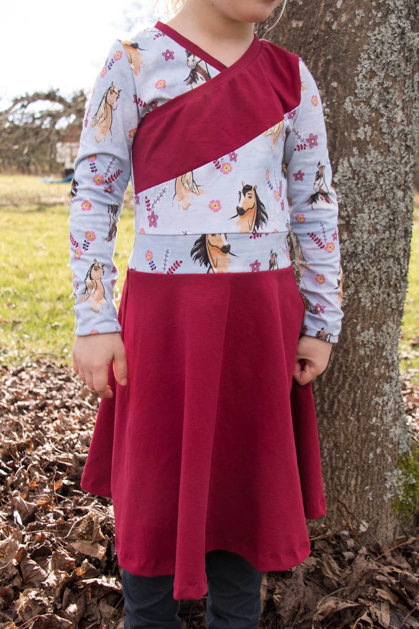 Schnittmuster Tellerrock Add-on für Kinderkleid Francine Gr. 74-164 - Sewando