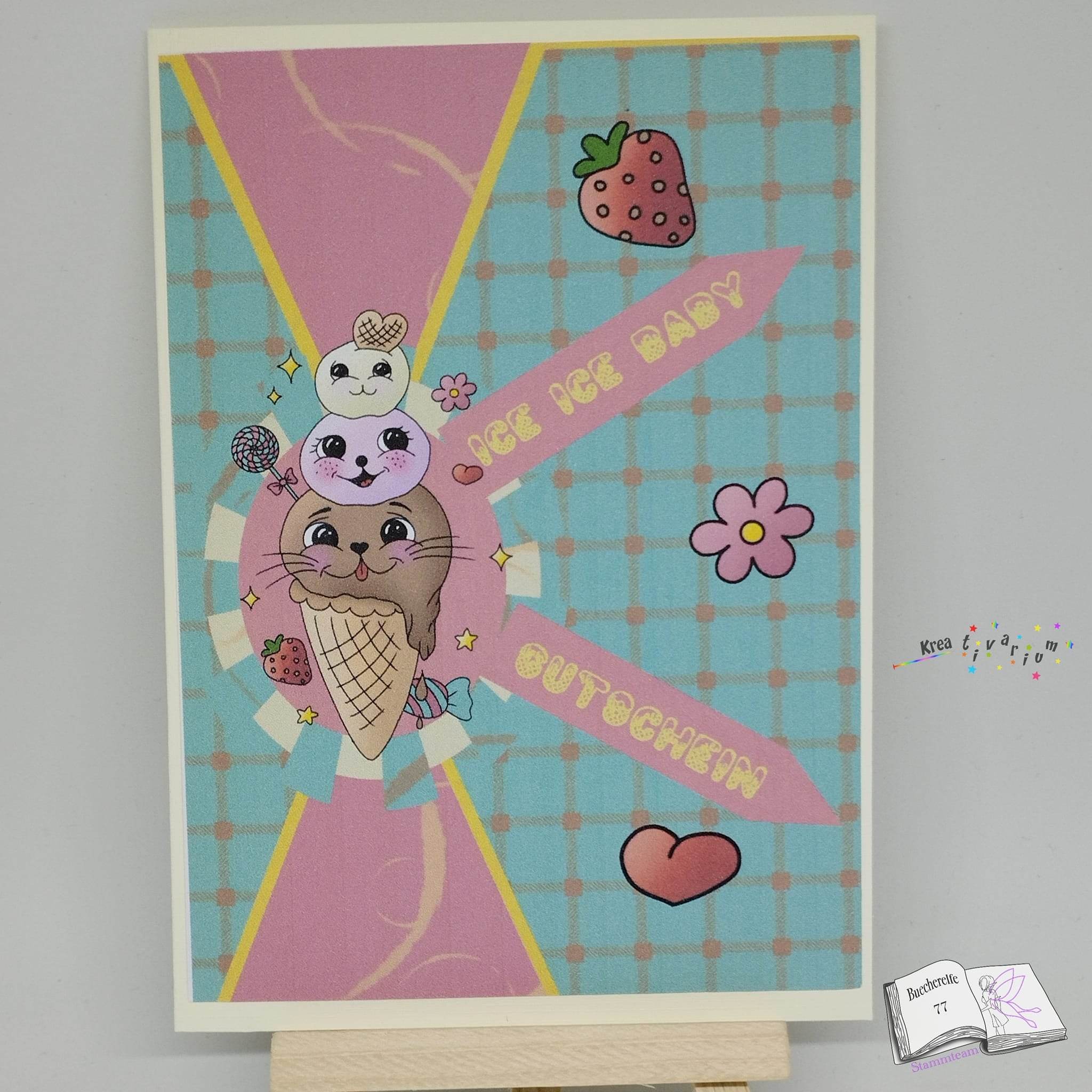 Digiset Eiszeit Plotterdatei, Sublimation, Digistamp, Digipaper - Sewando