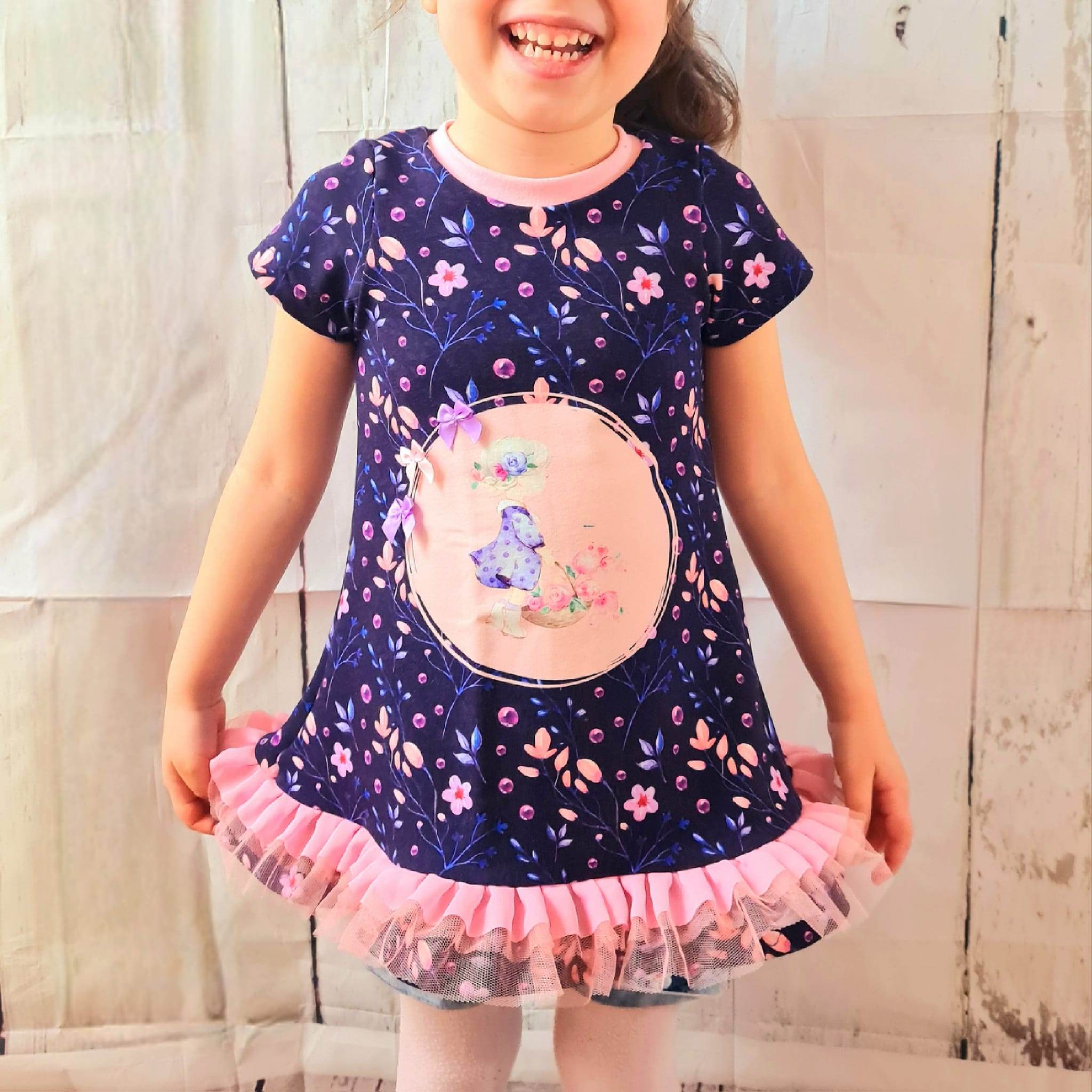 Schnittmuster Tunika/Kleid Zuckersüß Größe 74-164 - Sewando
