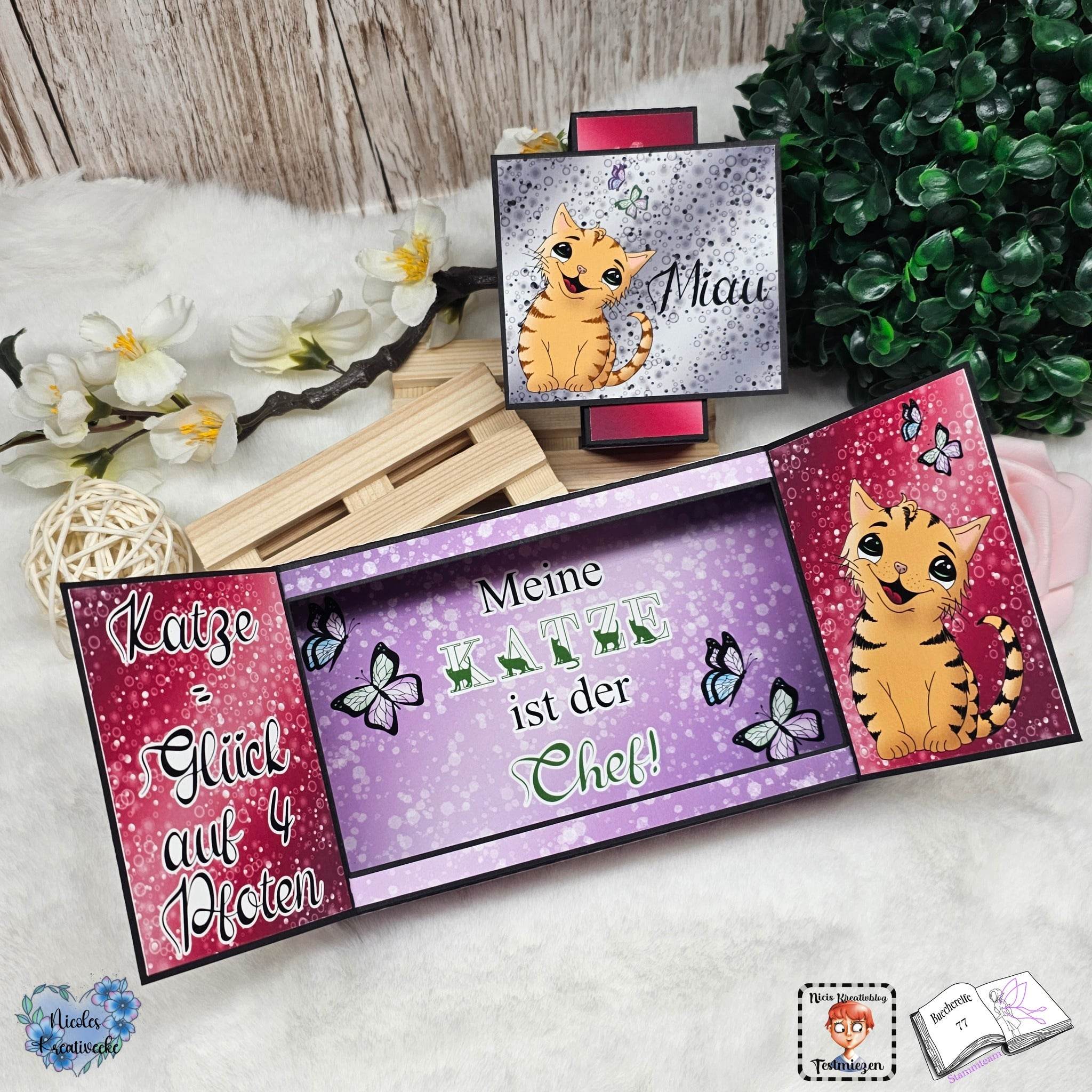 Digiset Kitty Plotterdatei, Sublimation, Digistamp, Digipaper - Sewando