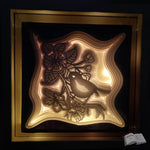 Shadow Box Ast mit Vogel Plotterdatei, Laserdatei, Basteln - Sewando