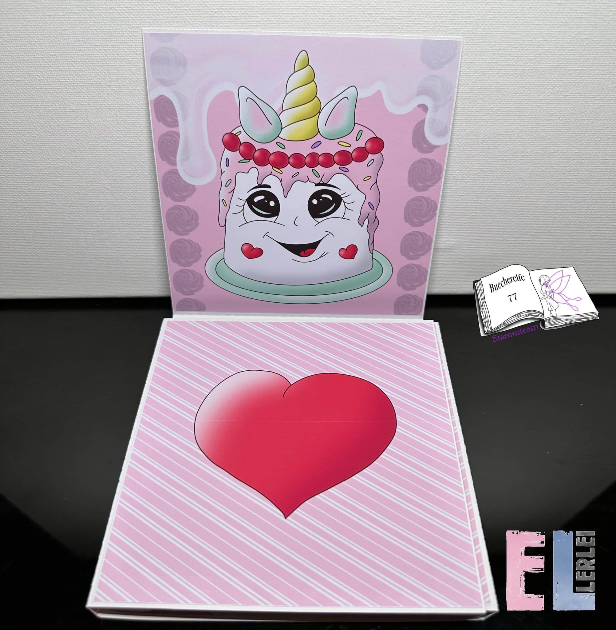 Plotterdatei Unicorncake Sublimation, Digistamp, Digipaper ! - Sewando