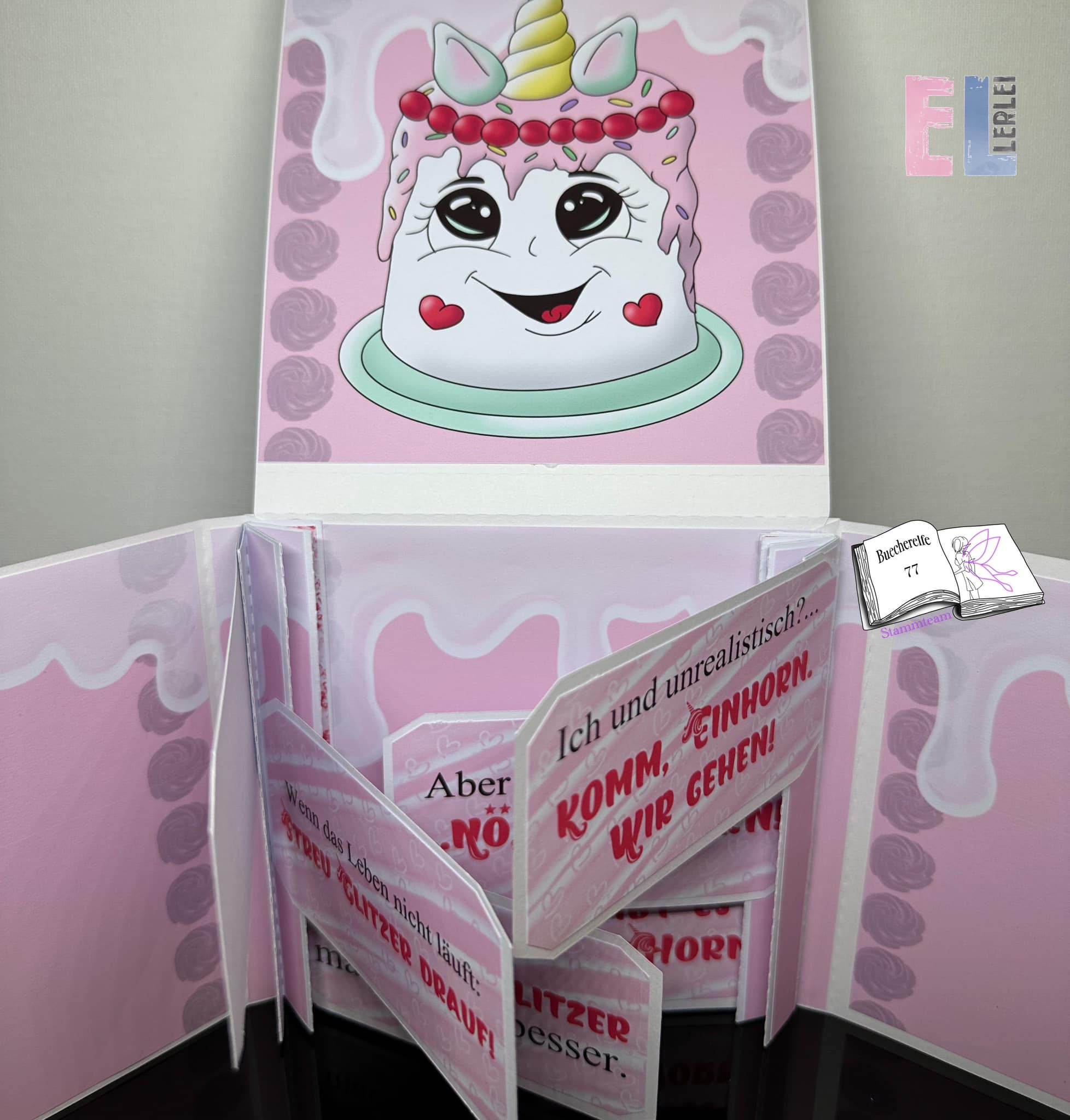 Plotterdatei Unicorncake Sublimation, Digistamp, Digipaper ! - Sewando