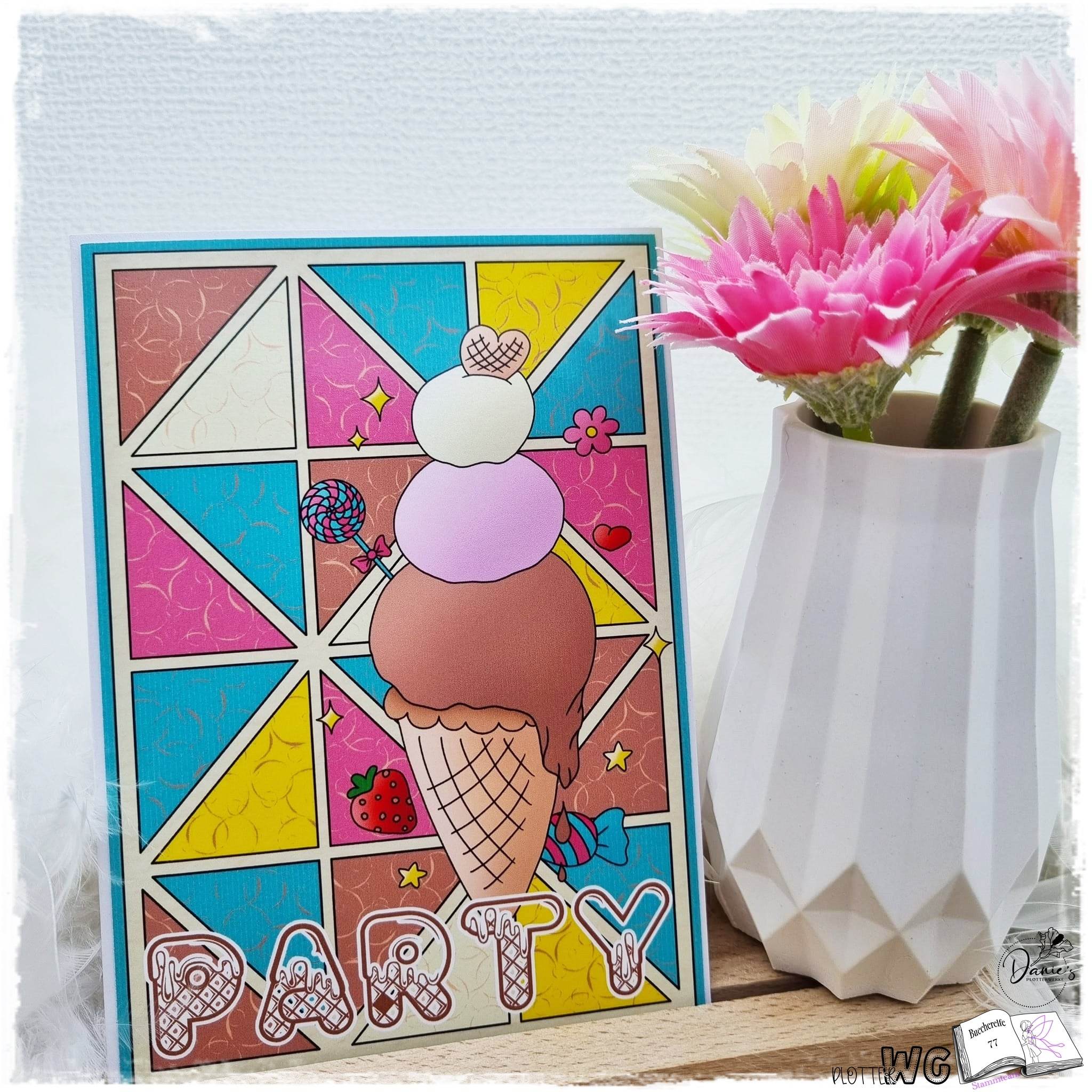 Digiset Eiszeit Plotterdatei, Sublimation, Digistamp, Digipaper - Sewando