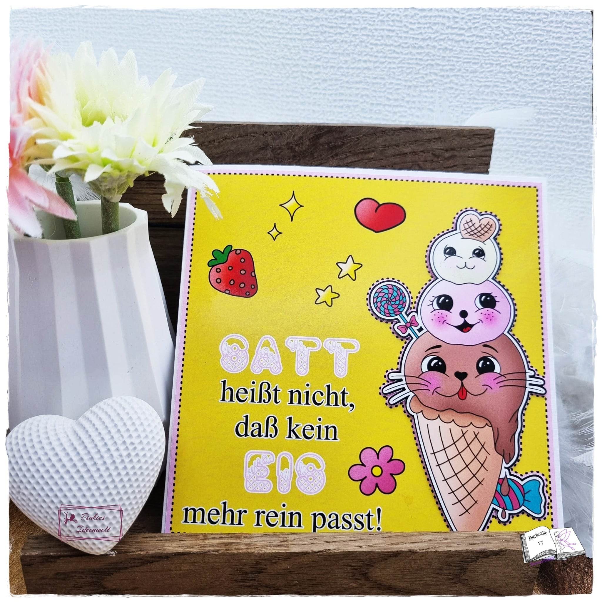 Digiset Eiszeit Plotterdatei, Sublimation, Digistamp, Digipaper - Sewando