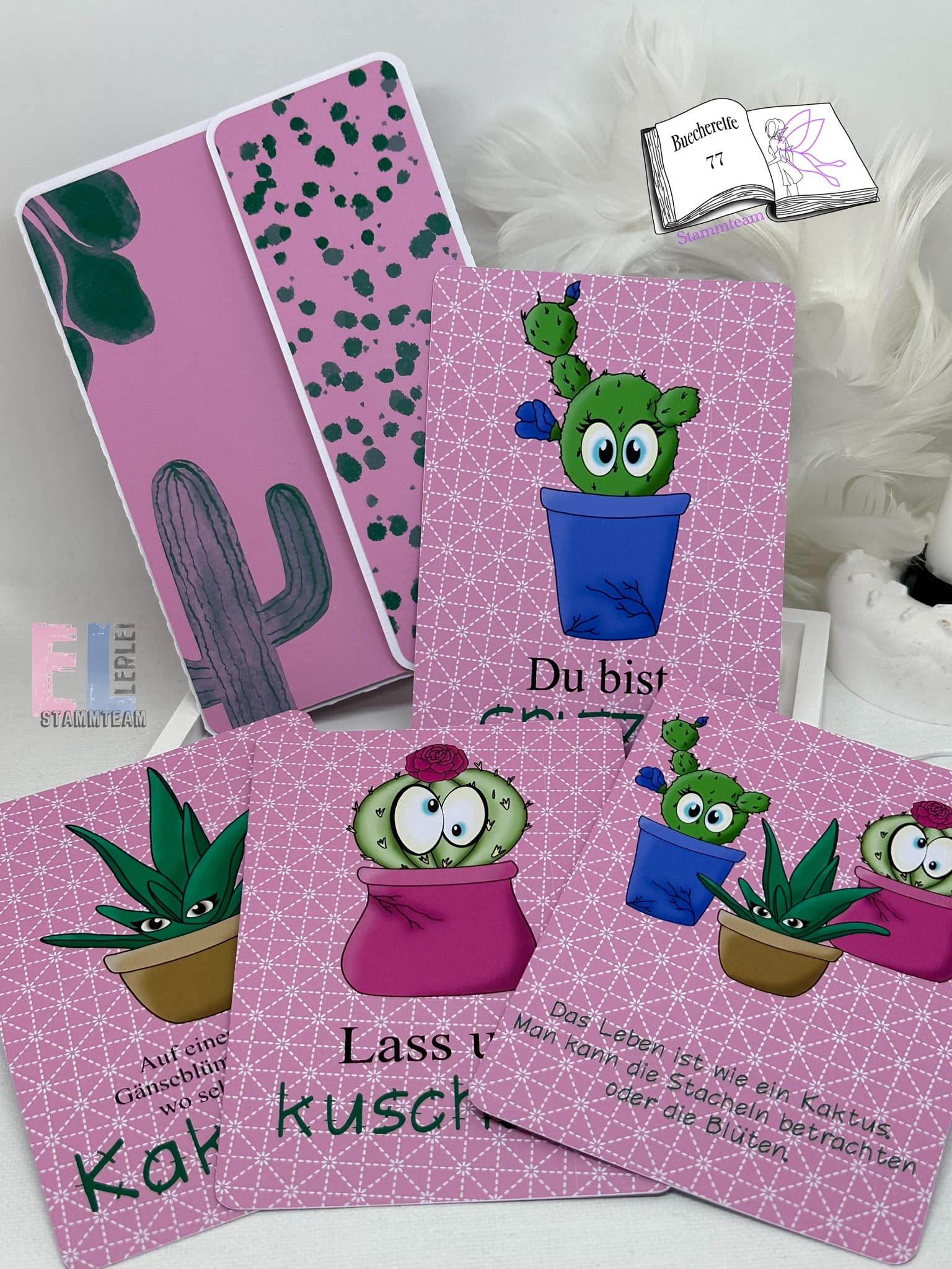 Digiset Kaktus Freunde Plotterdatei, Sublimation, Digistamp, Digipaper - Sewando