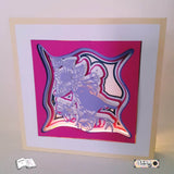 Shadow Box Ast mit Vogel Plotterdatei, Laserdatei, Basteln - Sewando