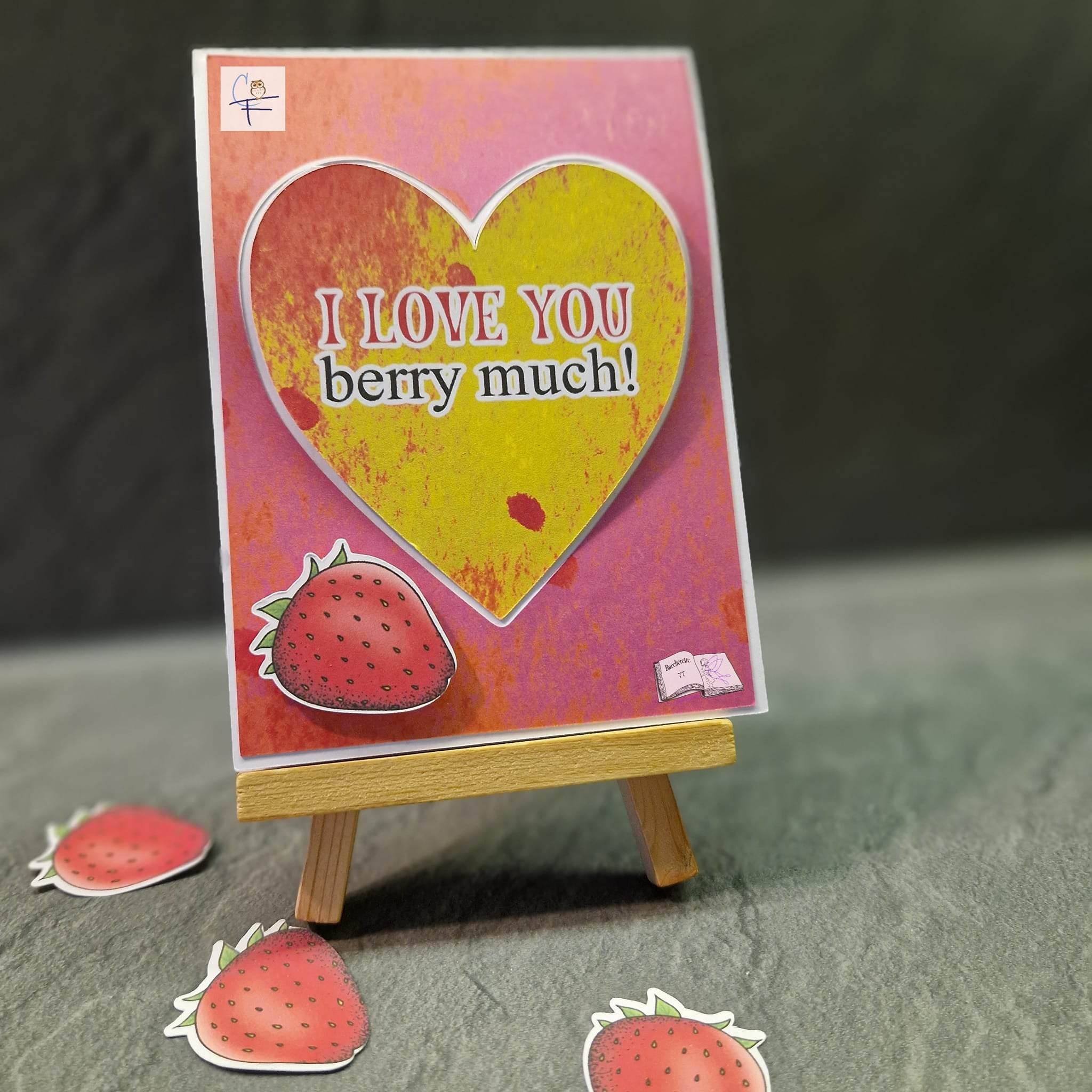 Digiset Erdbeere, Digistamp, Digipaper, Plotterdatei, Sublimation, Druck - Sewando