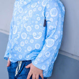 Big Swoodie Troyer, Hoodie, Knopfpullover für 105cm-140cm Körpergröße - Sewando