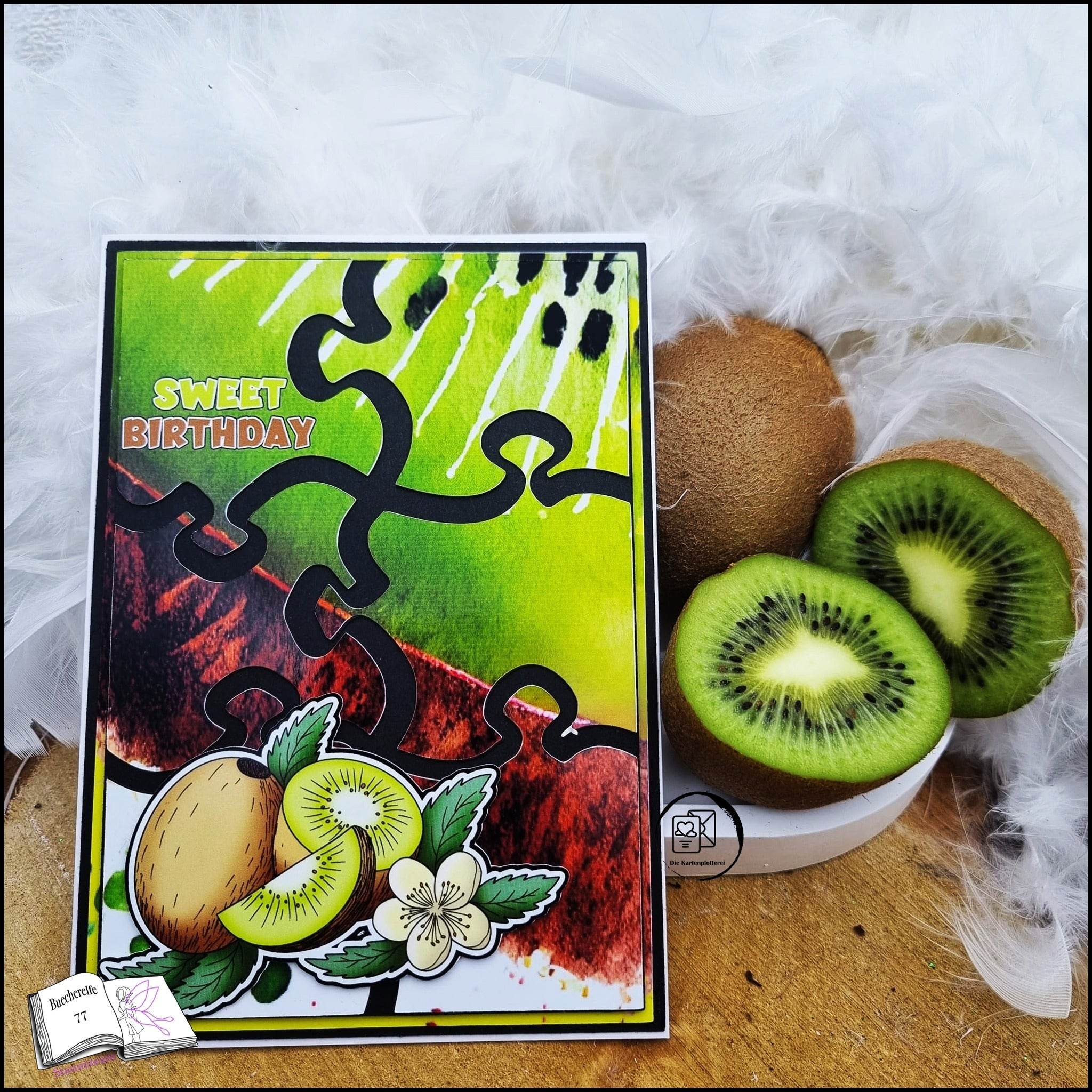 Digiset Kiwi, Plotten, Sublimation, Drucken, Digistamp, Digipaper - Sewando