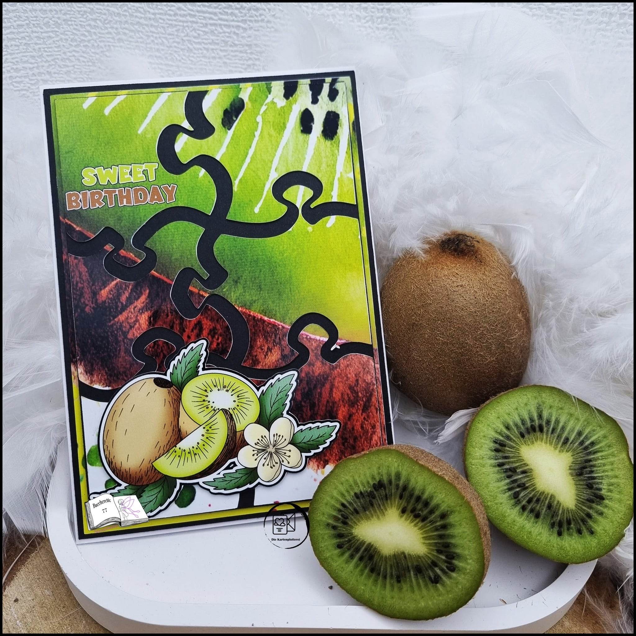 Digiset Kiwi, Plotten, Sublimation, Drucken, Digistamp, Digipaper - Sewando