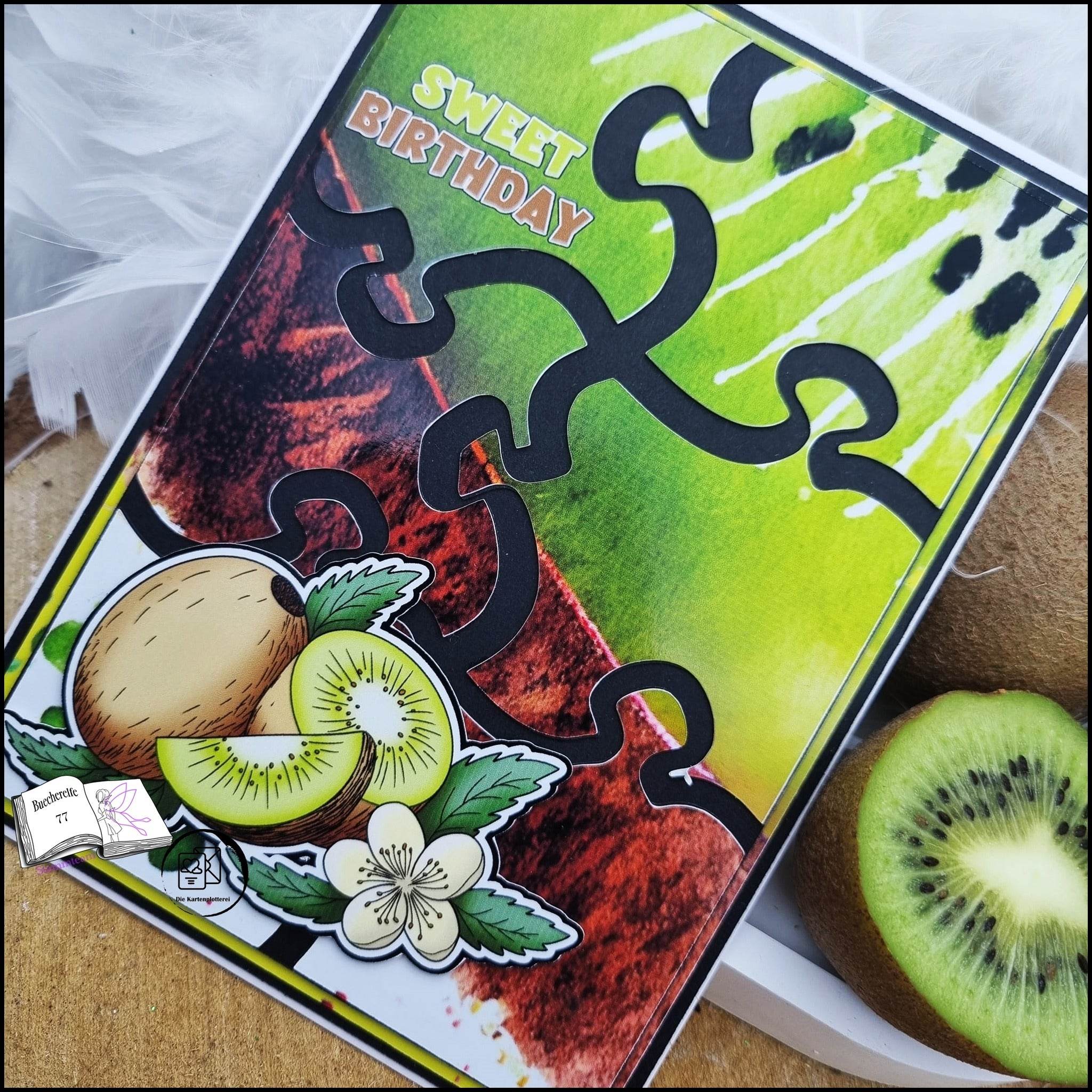 Digiset Kiwi, Plotten, Sublimation, Drucken, Digistamp, Digipaper - Sewando