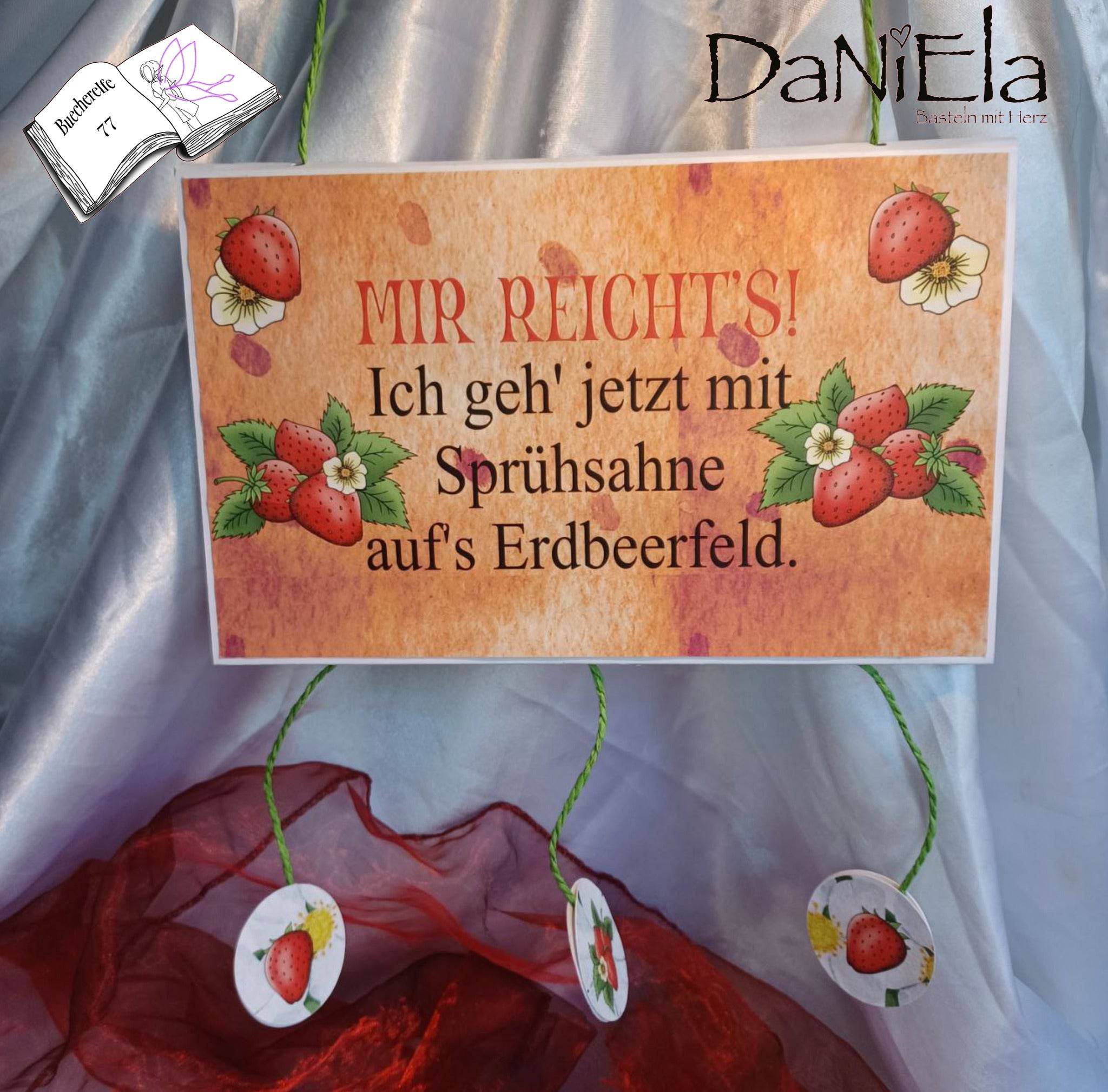 Digiset Erdbeere, Digistamp, Digipaper, Plotterdatei, Sublimation, Druck - Sewando