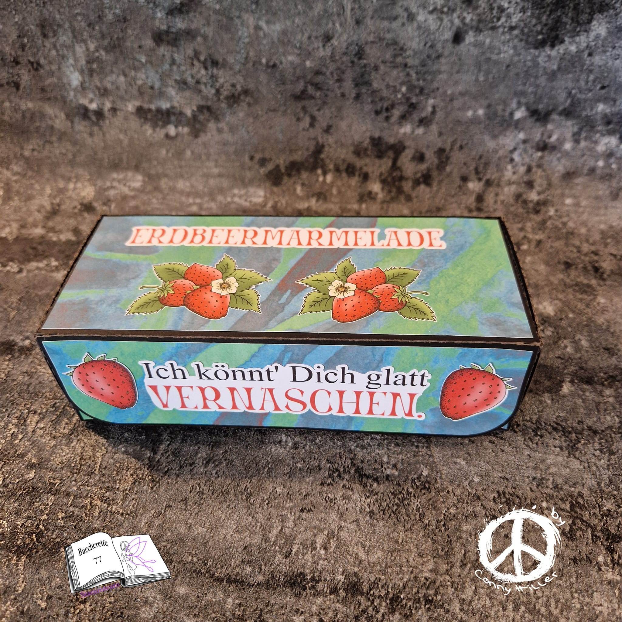 Digiset Erdbeere, Digistamp, Digipaper, Plotterdatei, Sublimation, Druck - Sewando