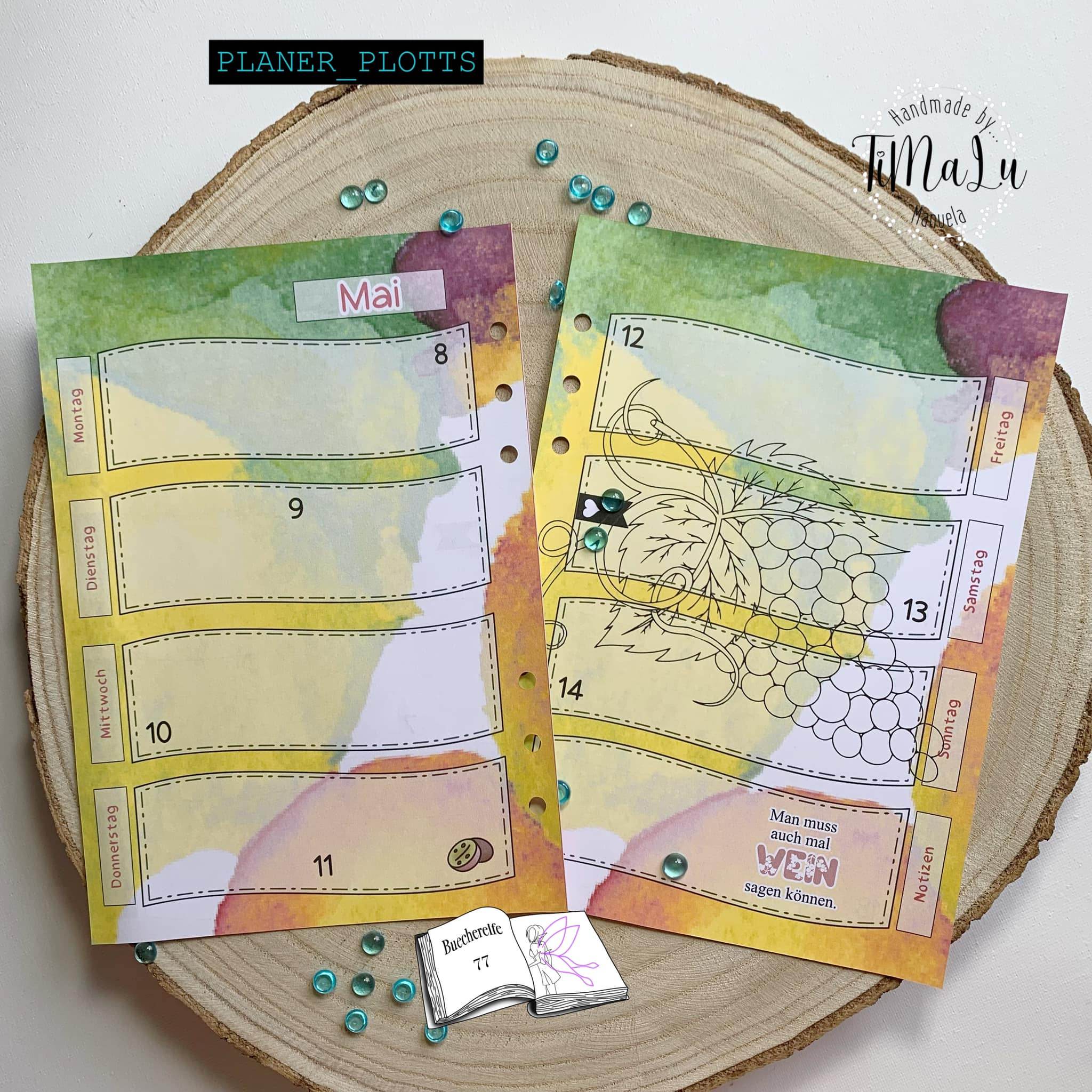 Digiset Weintrauben Plotten, Sublimation, Drucken, Digistamp, Digipaper ! - Sewando