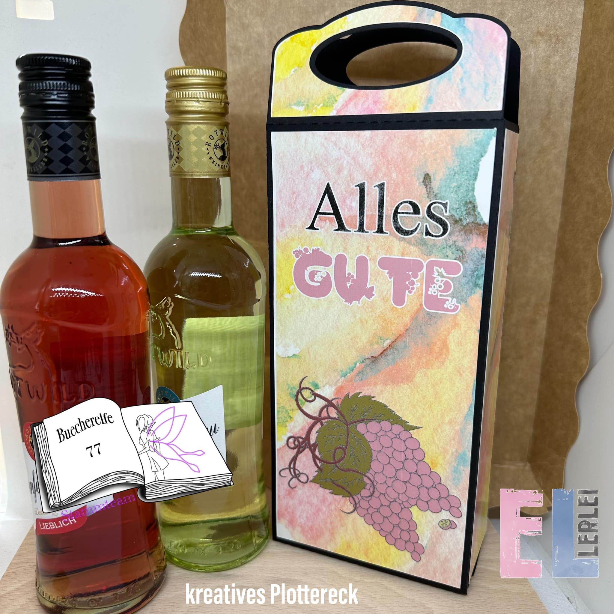 Plotterdatei Weintrauben Sublimation, Digistamp, Digipaper ! - Sewando