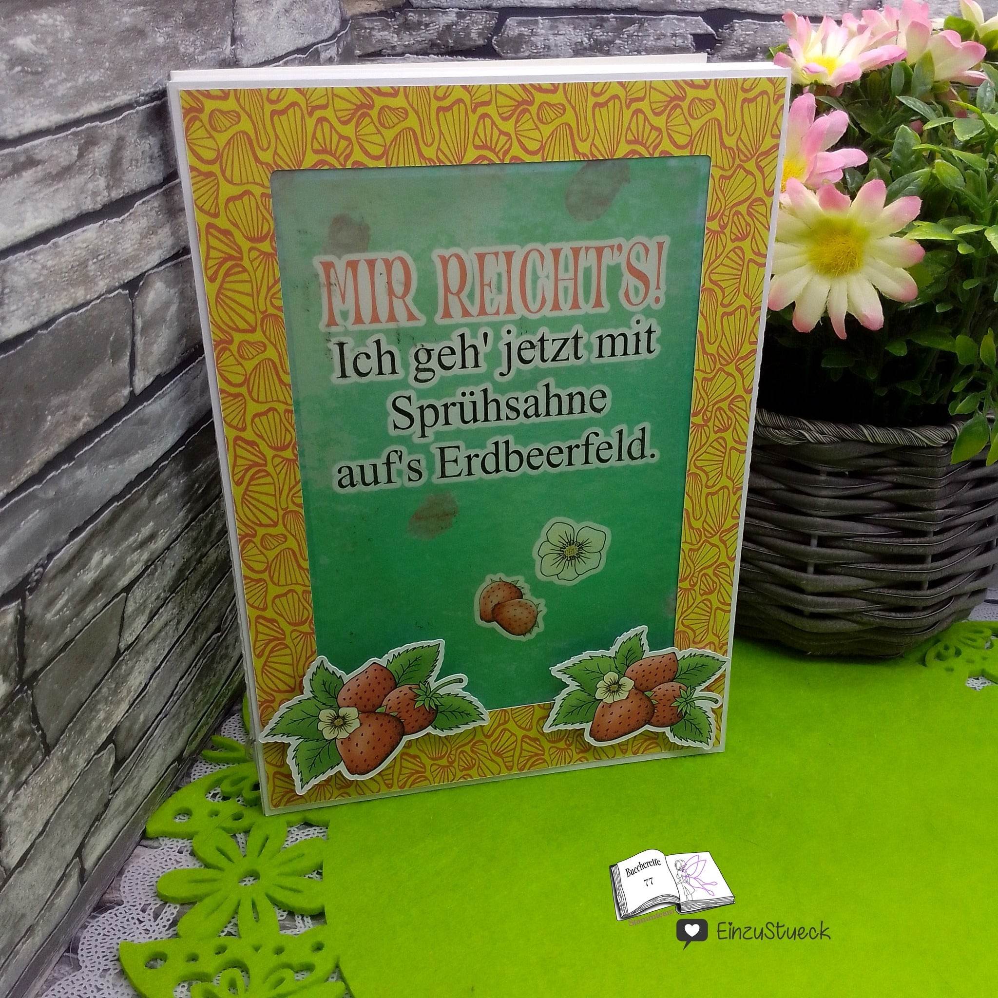 Digiset Erdbeere, Digistamp, Digipaper, Plotterdatei, Sublimation, Druck - Sewando