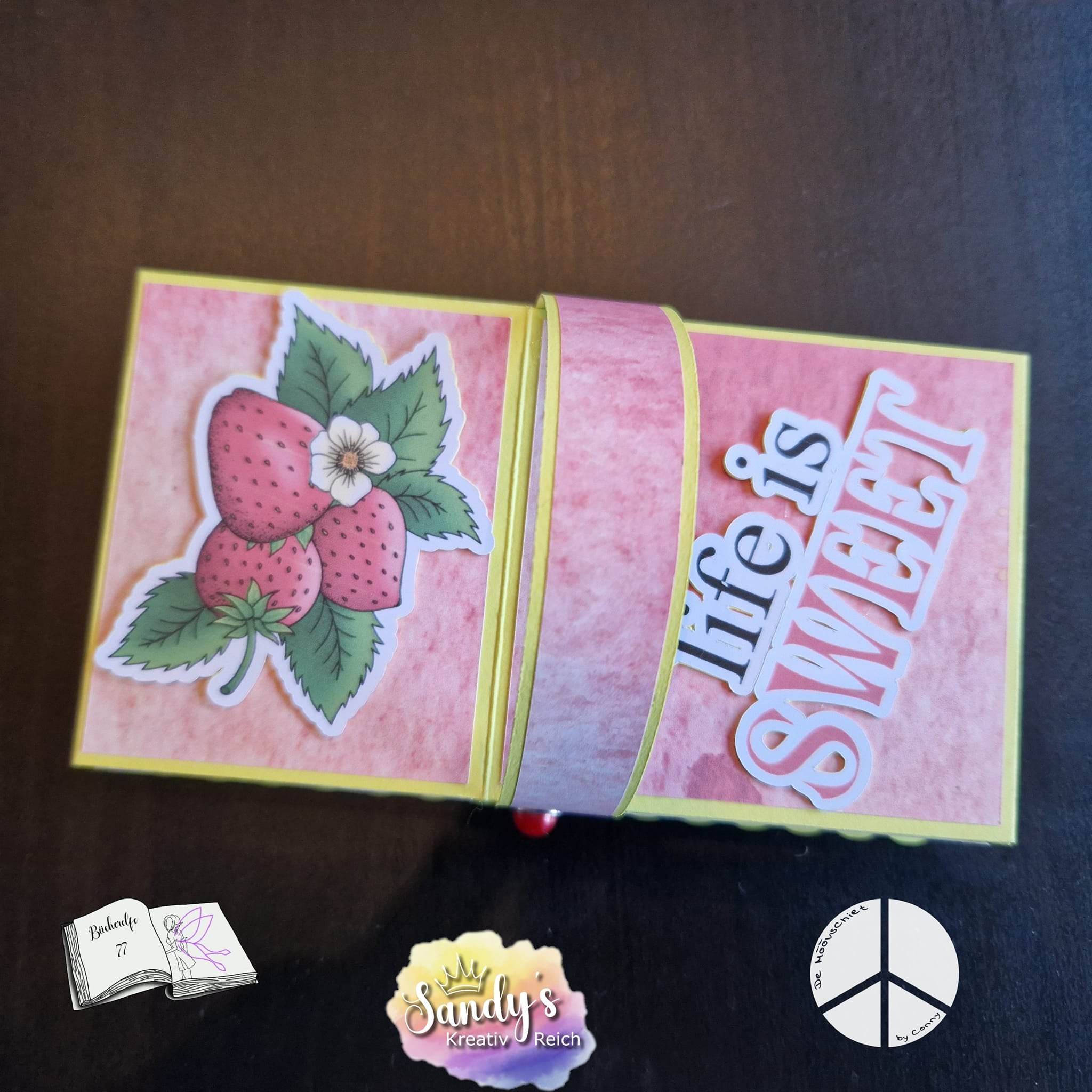 Digiset Erdbeere, Digistamp, Digipaper, Plotterdatei, Sublimation, Druck - Sewando