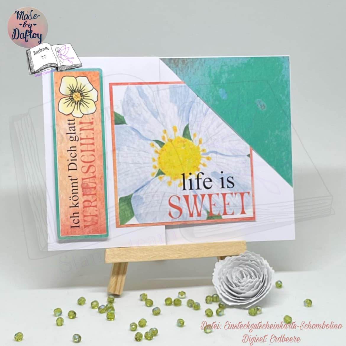 Digiset Erdbeere, Digistamp, Digipaper, Plotterdatei, Sublimation, Druck - Sewando