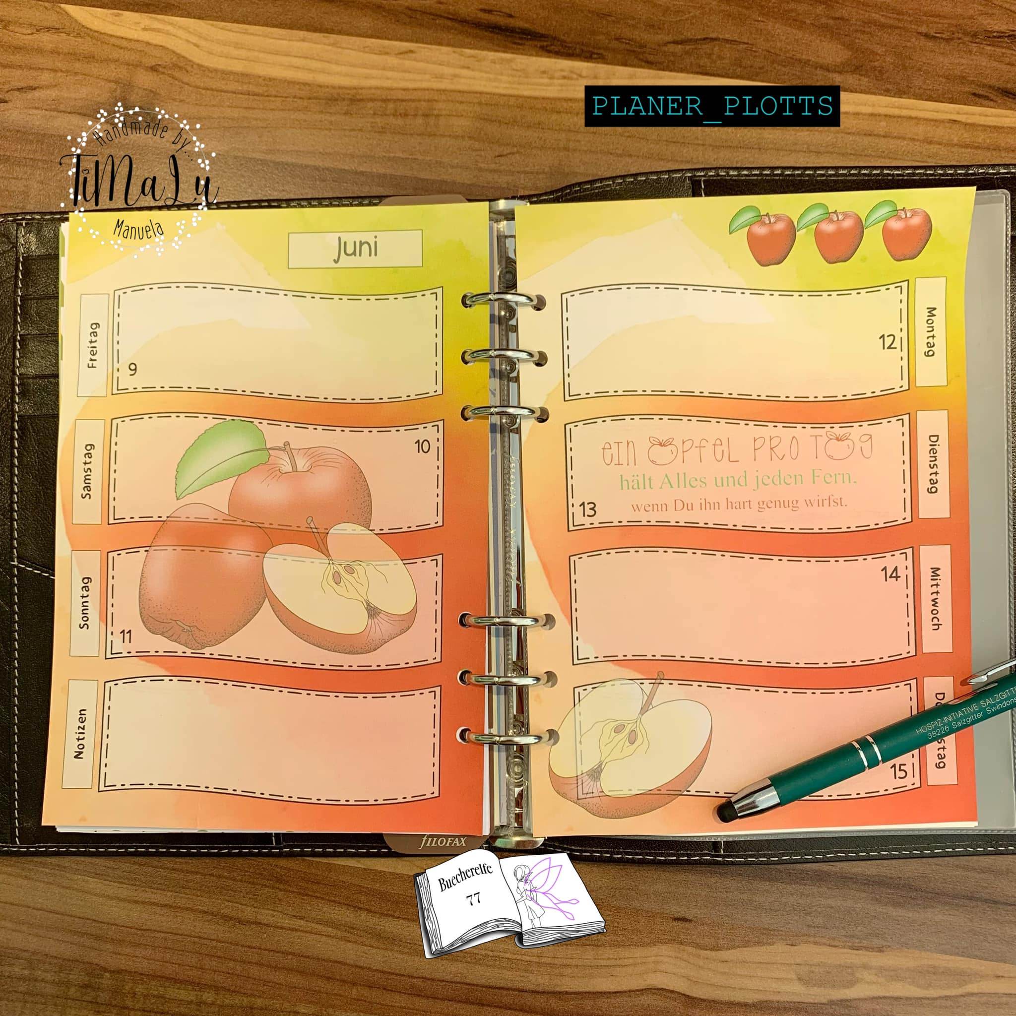 Digiset Äpfel, Digistamp, Digipaper, Plotterdatei, Sublimation, Druck - Sewando