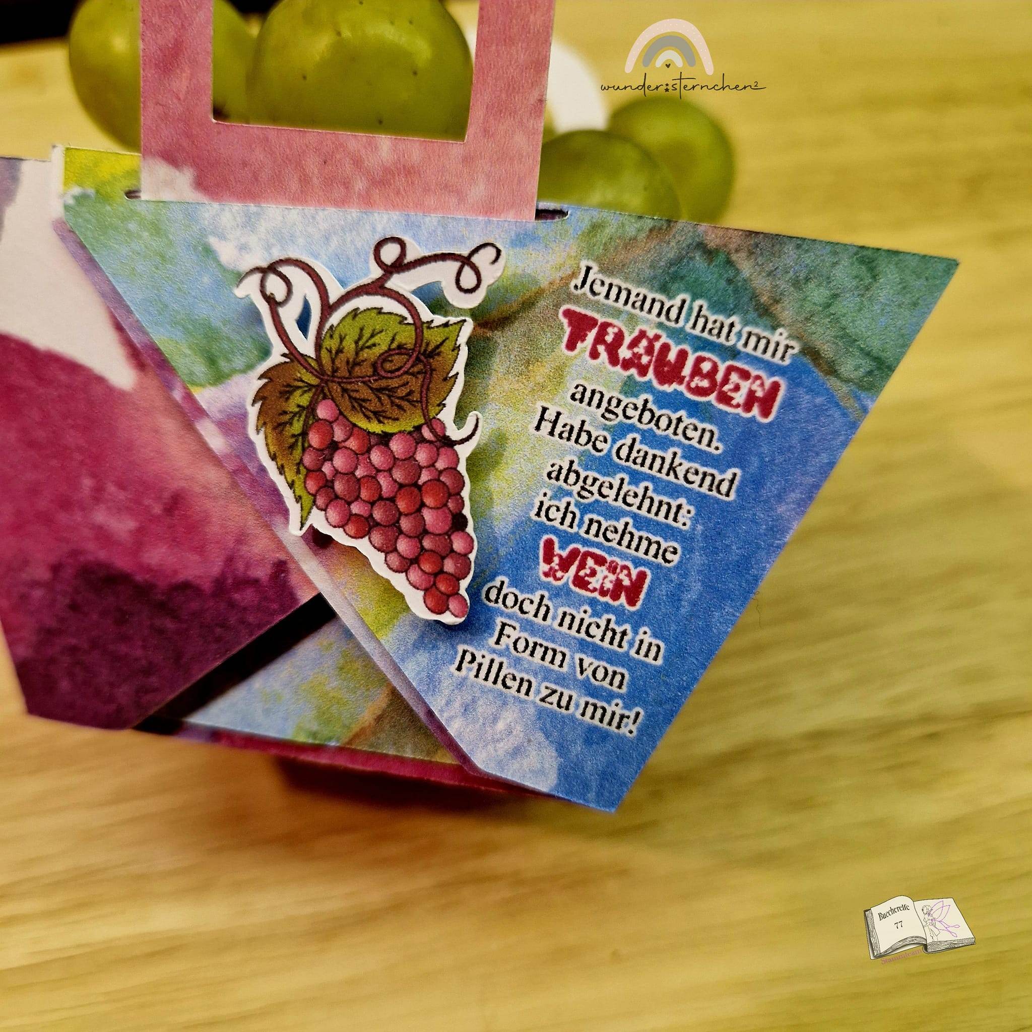 Plotterdatei Weintrauben Sublimation, Digistamp, Digipaper ! - Sewando