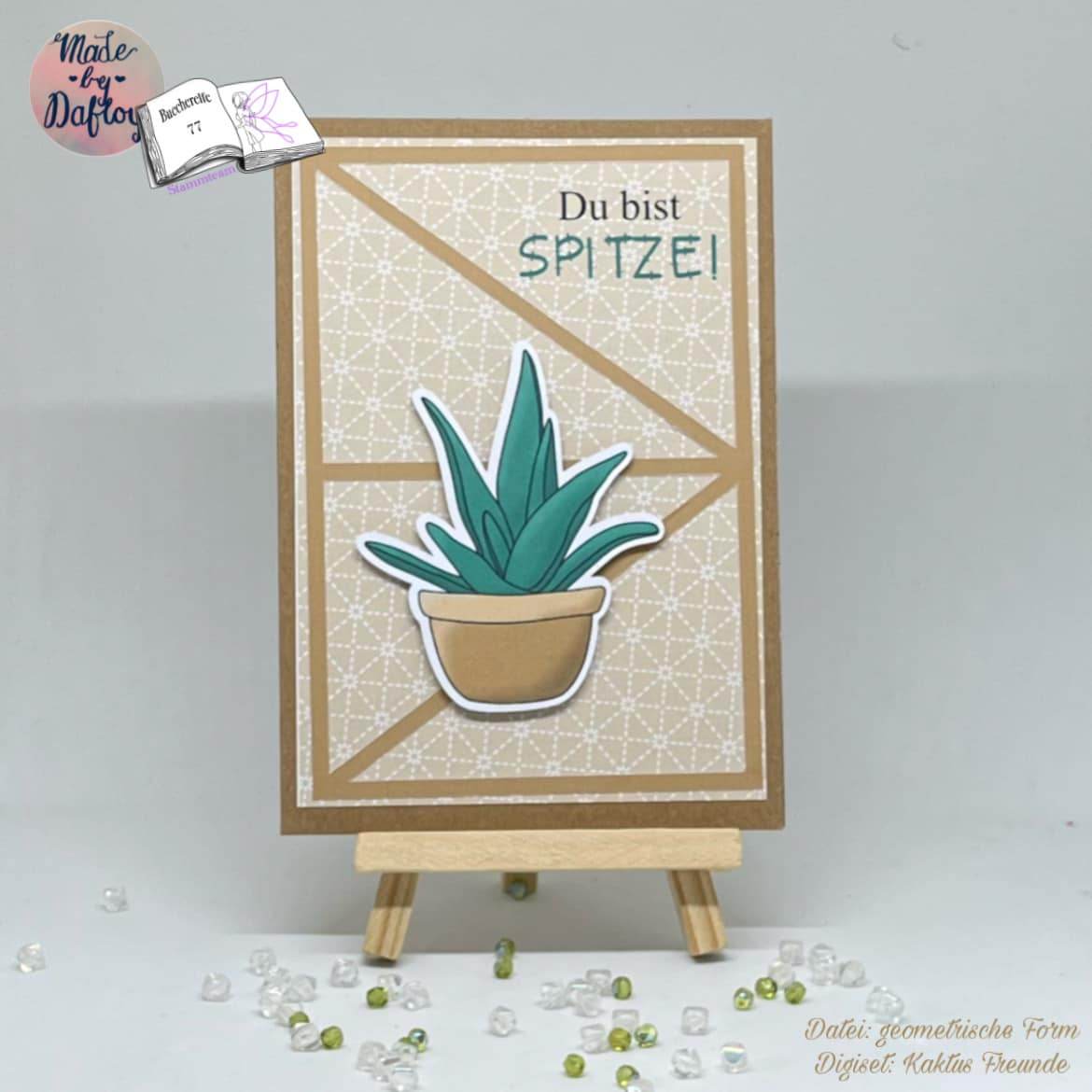 Digiset Kaktus Freunde Plotterdatei, Sublimation, Digistamp, Digipaper - Sewando