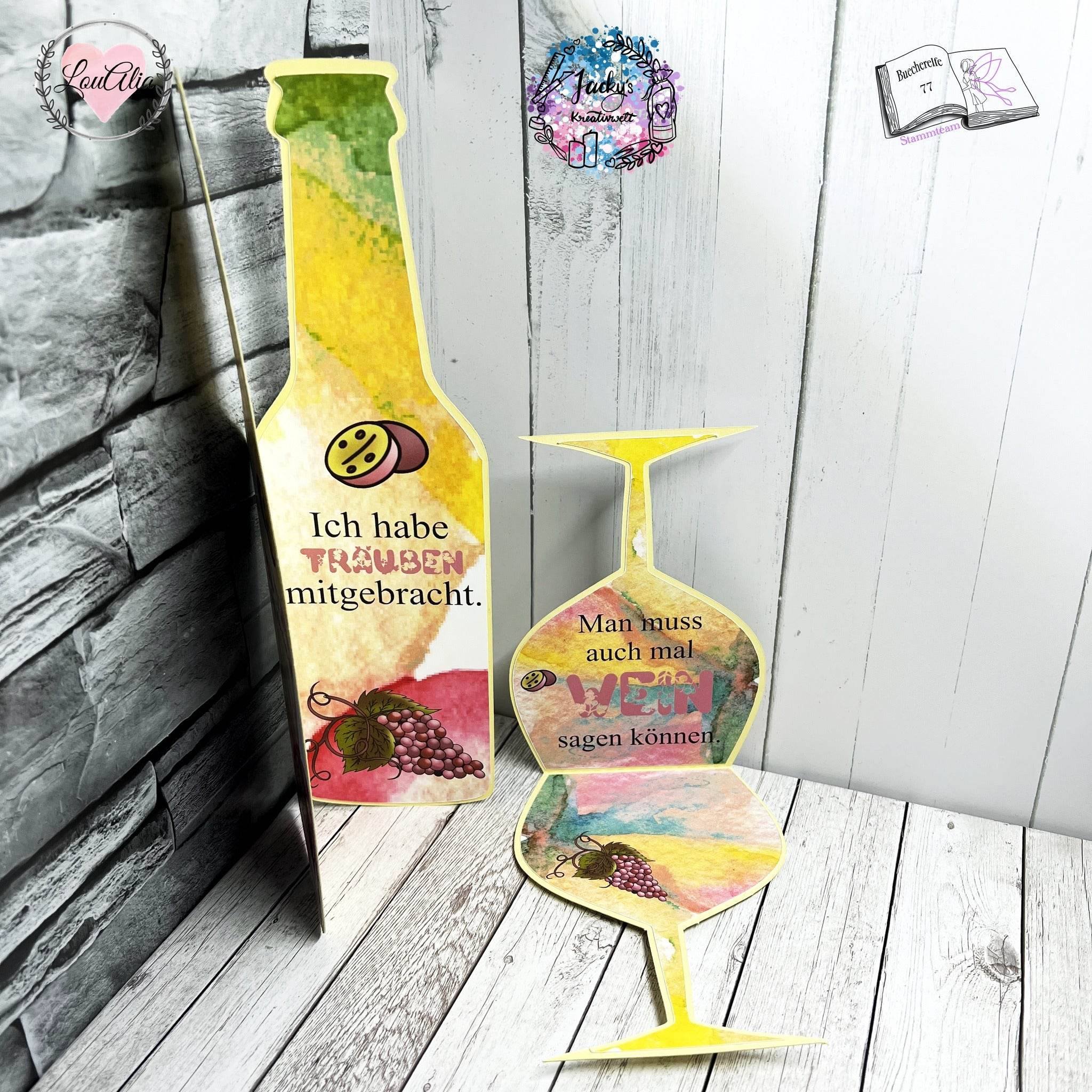 Digiset Weintrauben Plotten, Sublimation, Drucken, Digistamp, Digipaper ! - Sewando