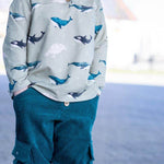 Big Swoodie Troyer, Hoodie, Knopfpullover für 105cm-140cm Körpergröße - Sewando