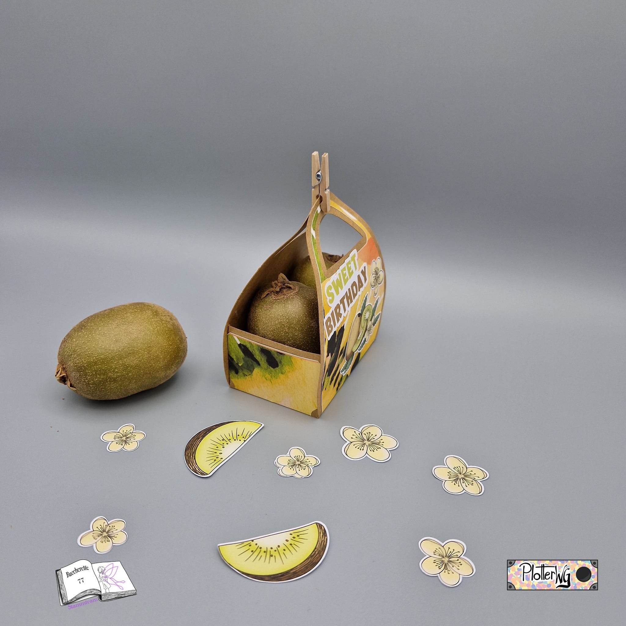 Digiset Kiwi, Plotten, Sublimation, Drucken, Digistamp, Digipaper - Sewando