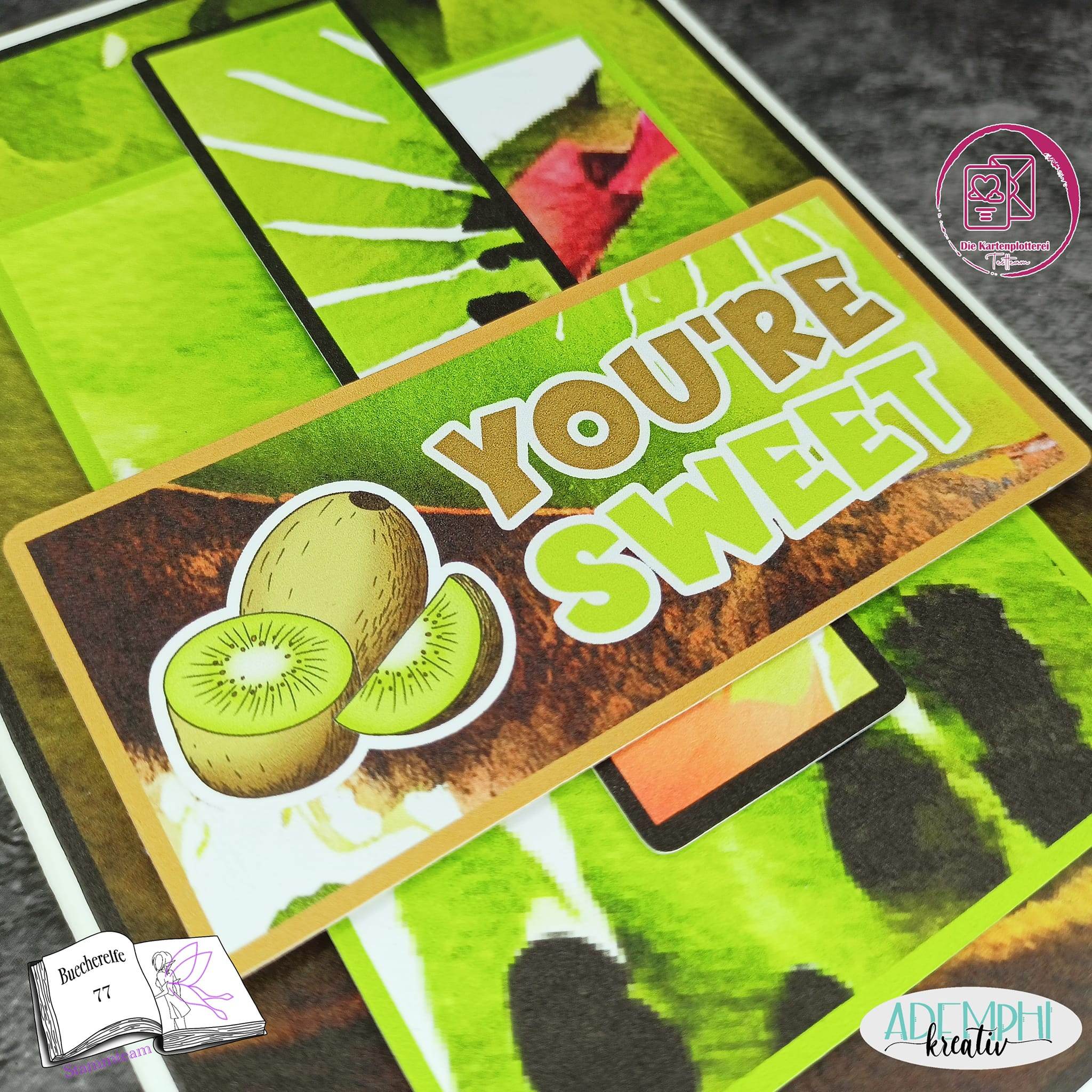 Digiset Kiwi, Plotten, Sublimation, Drucken, Digistamp, Digipaper - Sewando