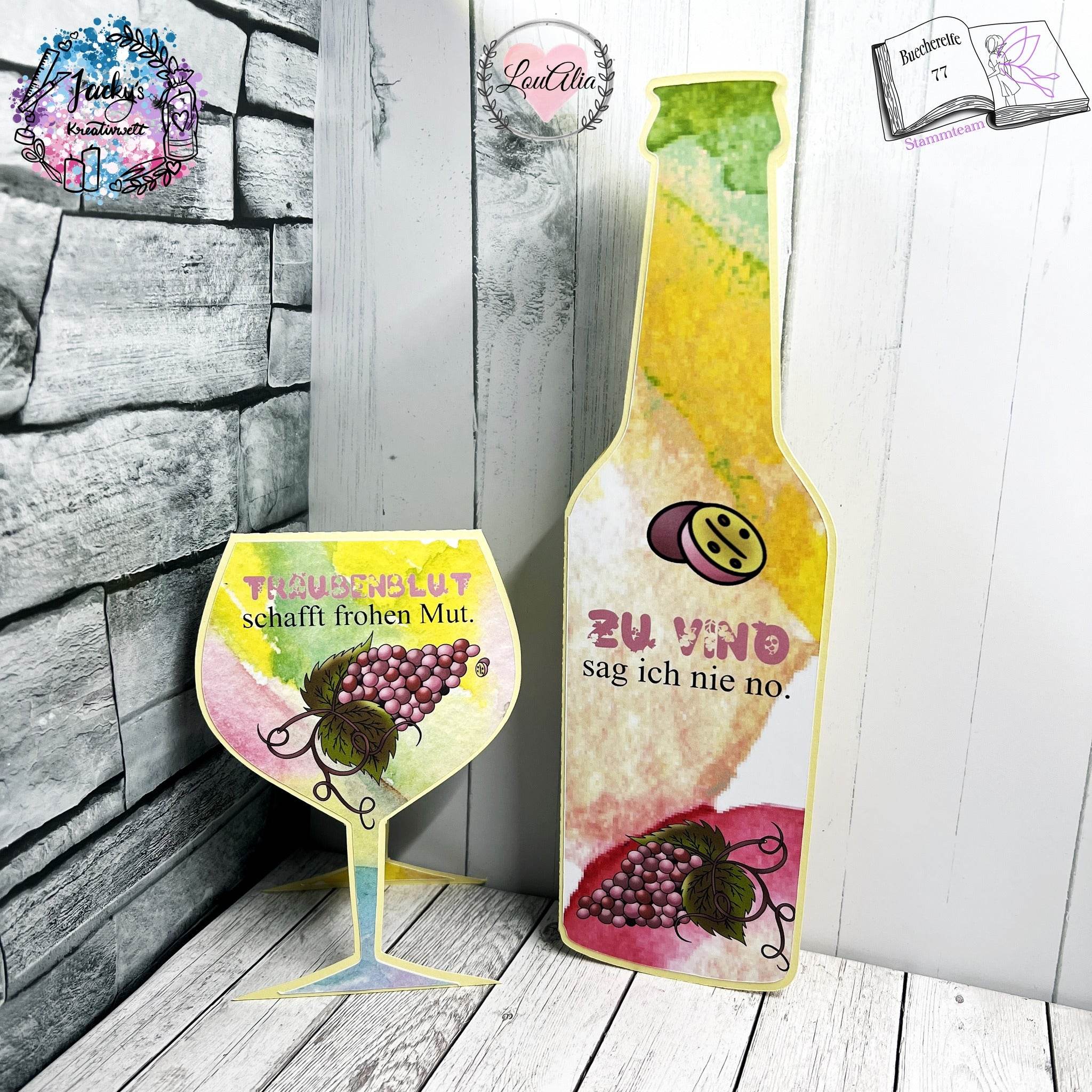 Digiset Weintrauben Plotten, Sublimation, Drucken, Digistamp, Digipaper ! - Sewando