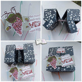 Digiset Weintrauben Plotten, Sublimation, Drucken, Digistamp, Digipaper ! - Sewando