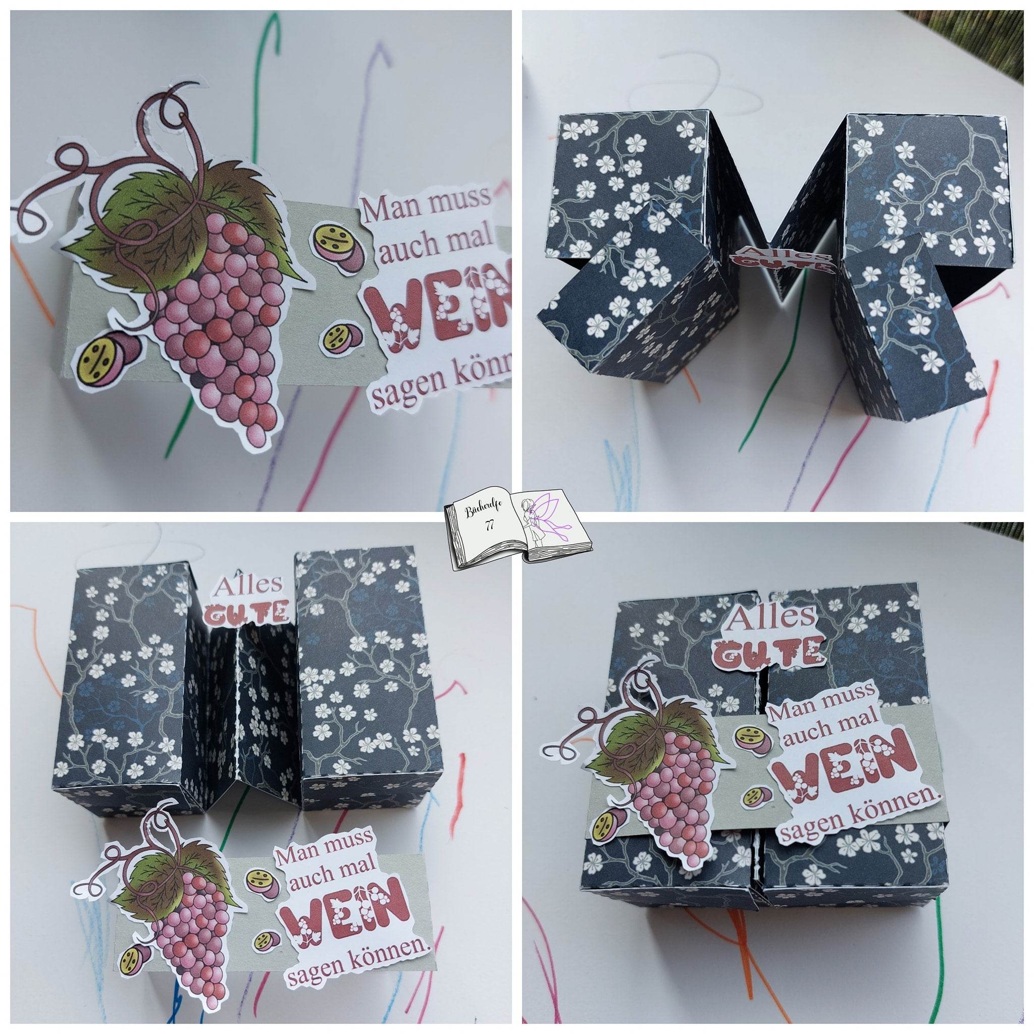Plotterdatei Weintrauben Sublimation, Digistamp, Digipaper ! - Sewando
