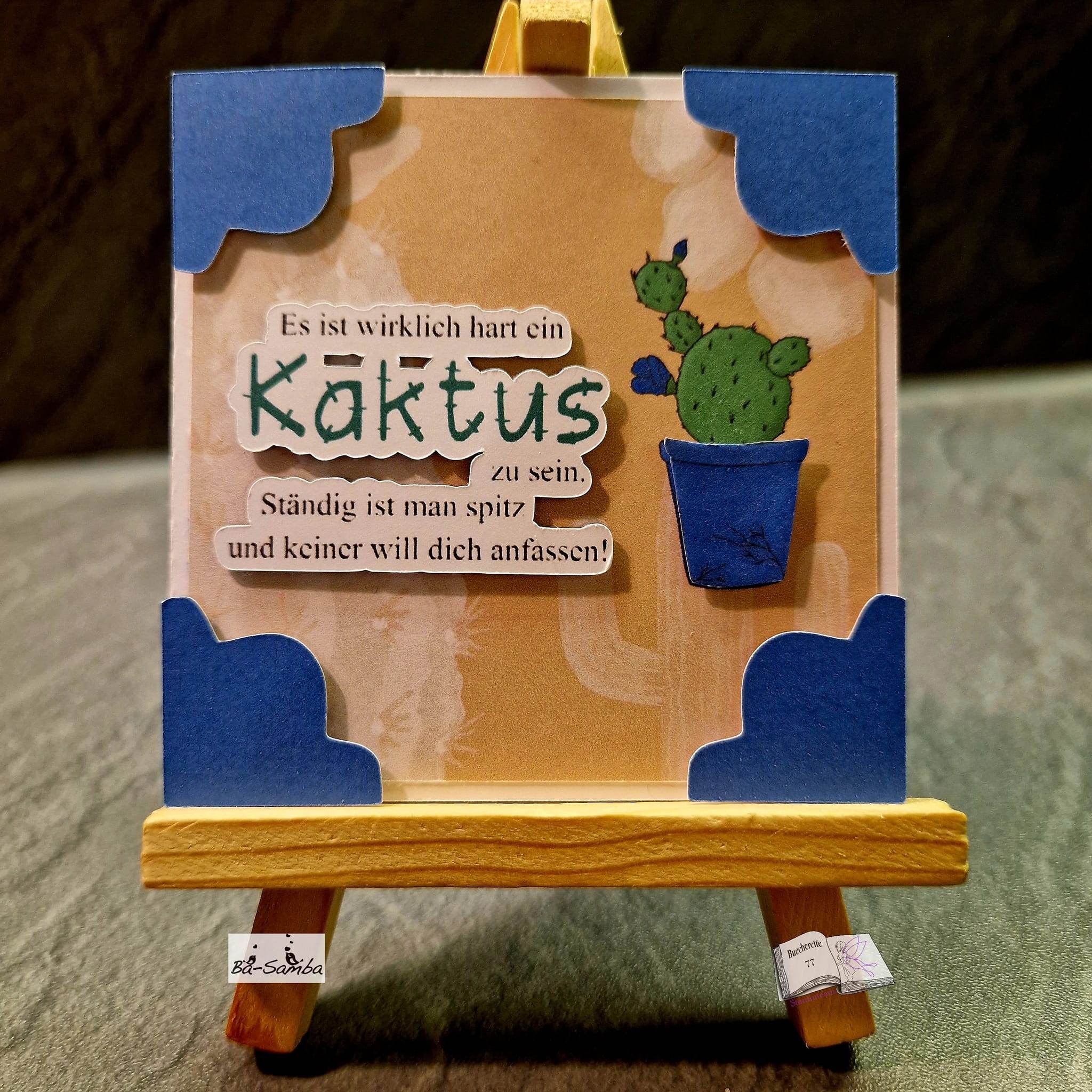 Digiset Kaktus Freunde Plotterdatei, Sublimation, Digistamp, Digipaper - Sewando