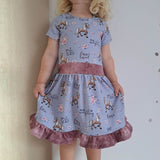 Kleid NOVA Gr. 104 - 164 inkl. A0 - Sewando