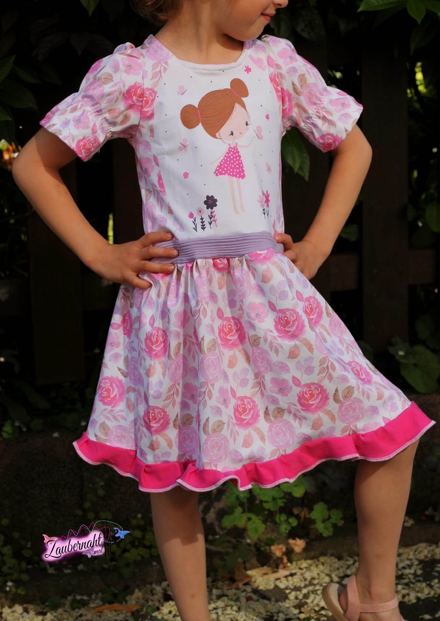 Kleid NOVA Gr. 104 - 164 inkl. A0 - Sewando