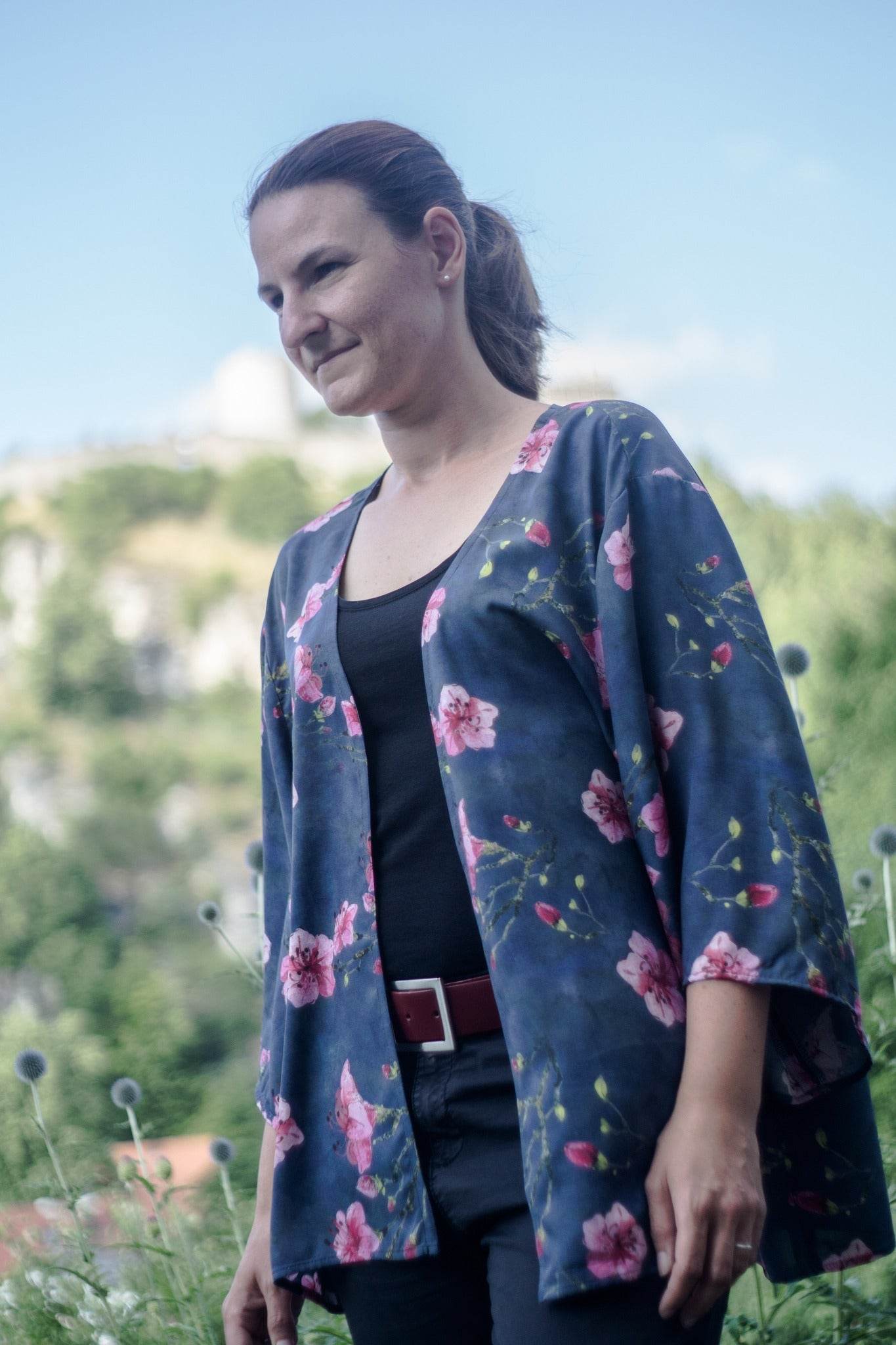 JaKimo Schnittmuster und Nähanleitung für Kimono Jacke Gr. 32-54 - Sewando